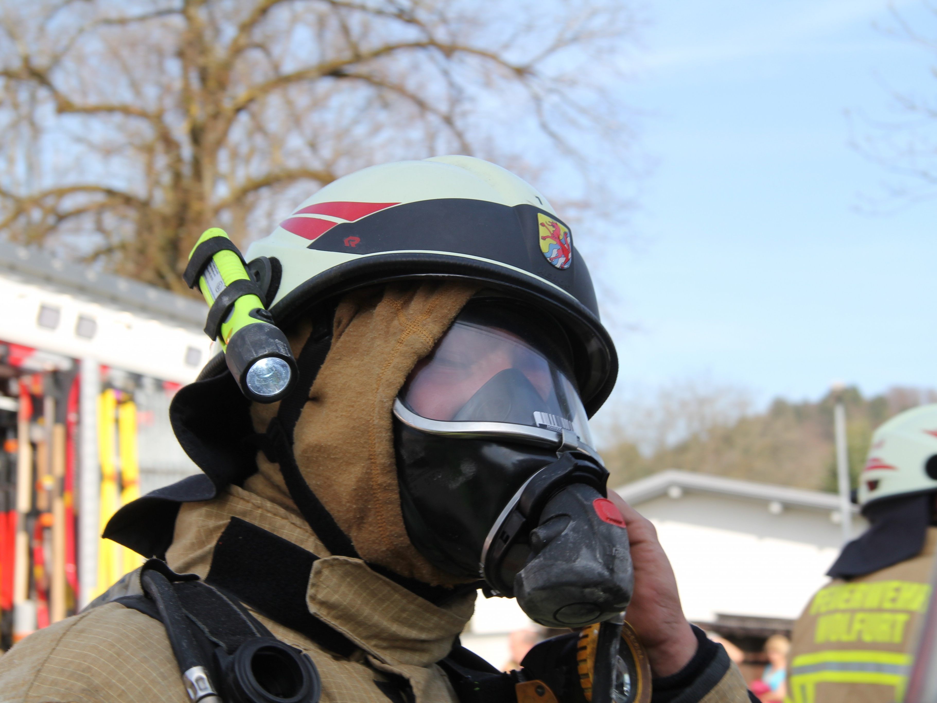 Die Feuerwehr Göfis konnte den Brand rasch löschen.