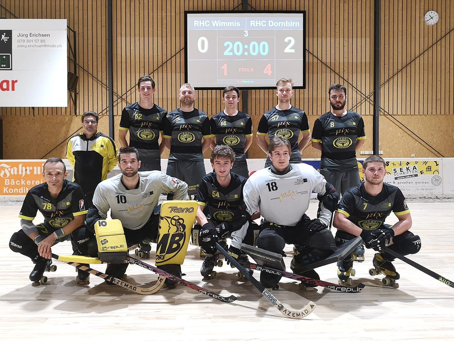 Der RHC Dornbirn belegte am Ende den 4. Platz beim Vorbereitungsturnier in Thun. Der RHC Dornbirn belegte am Ende den 4. Platz beim Vorbereitungsturnier in Thun.