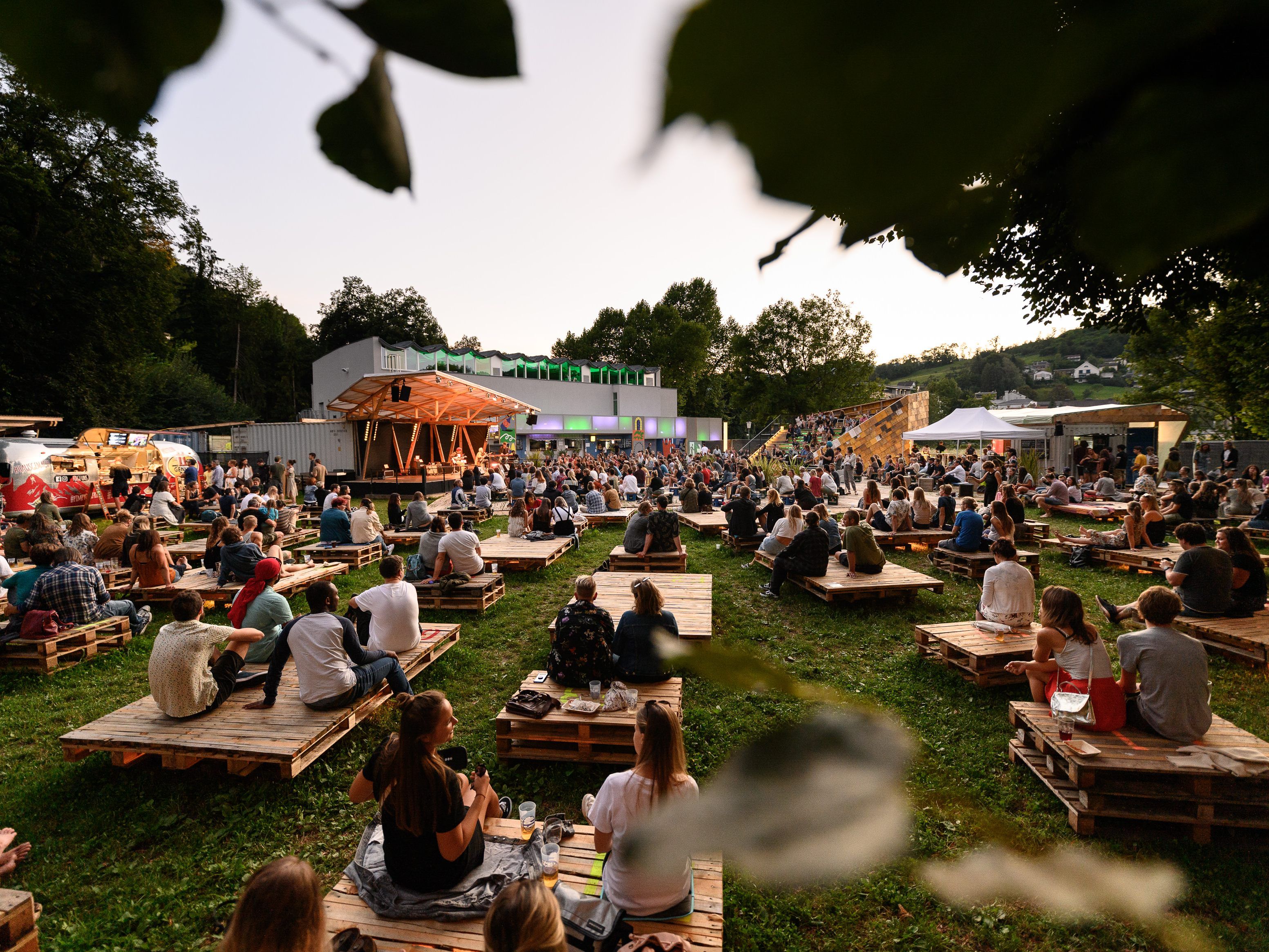 Auf Abstand wurde genau geachtet beim heurigen poolbar-Festival