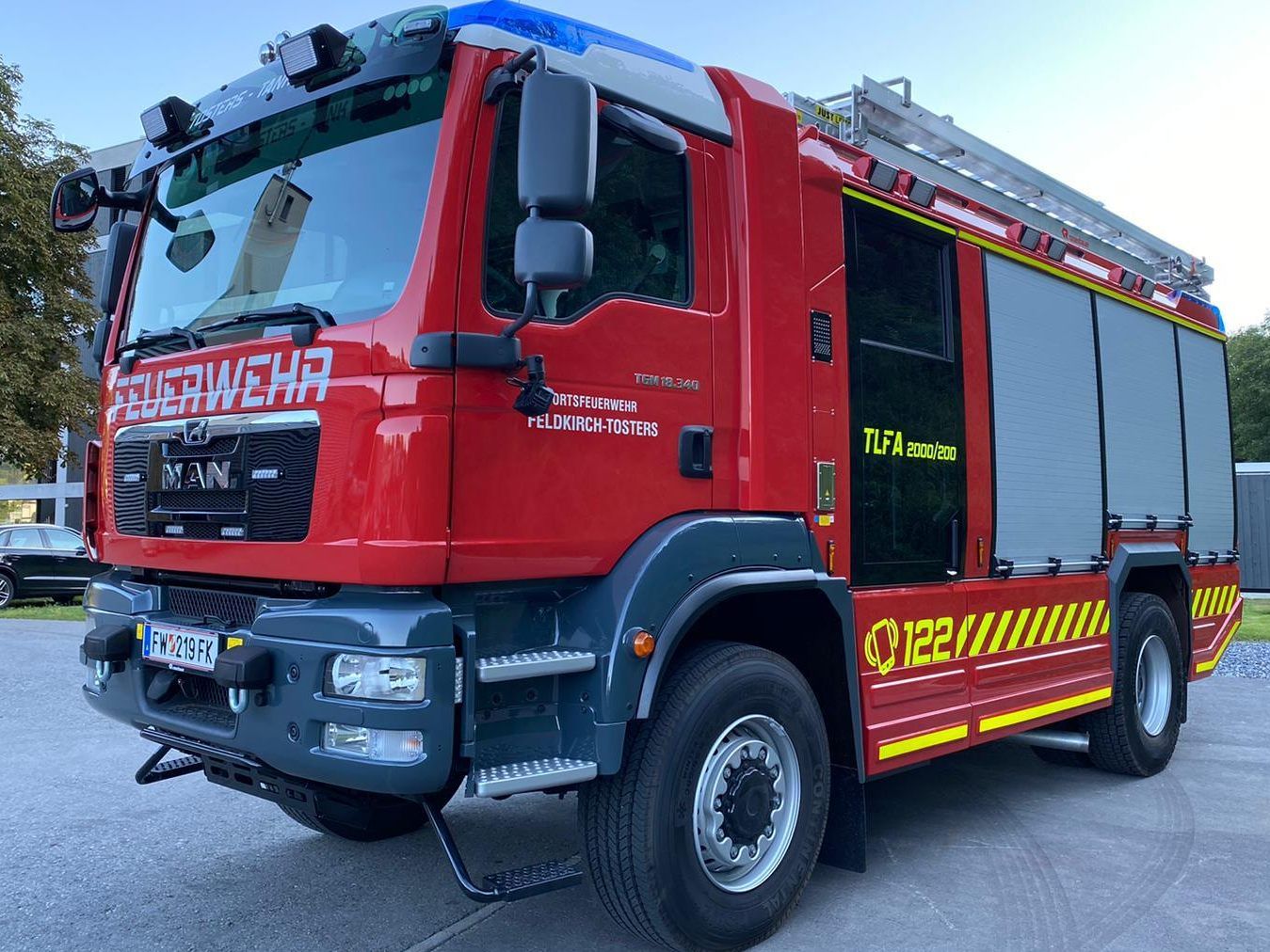 Das neue Tanklöschfahrzeug macht nicht nur optisch einiges her.