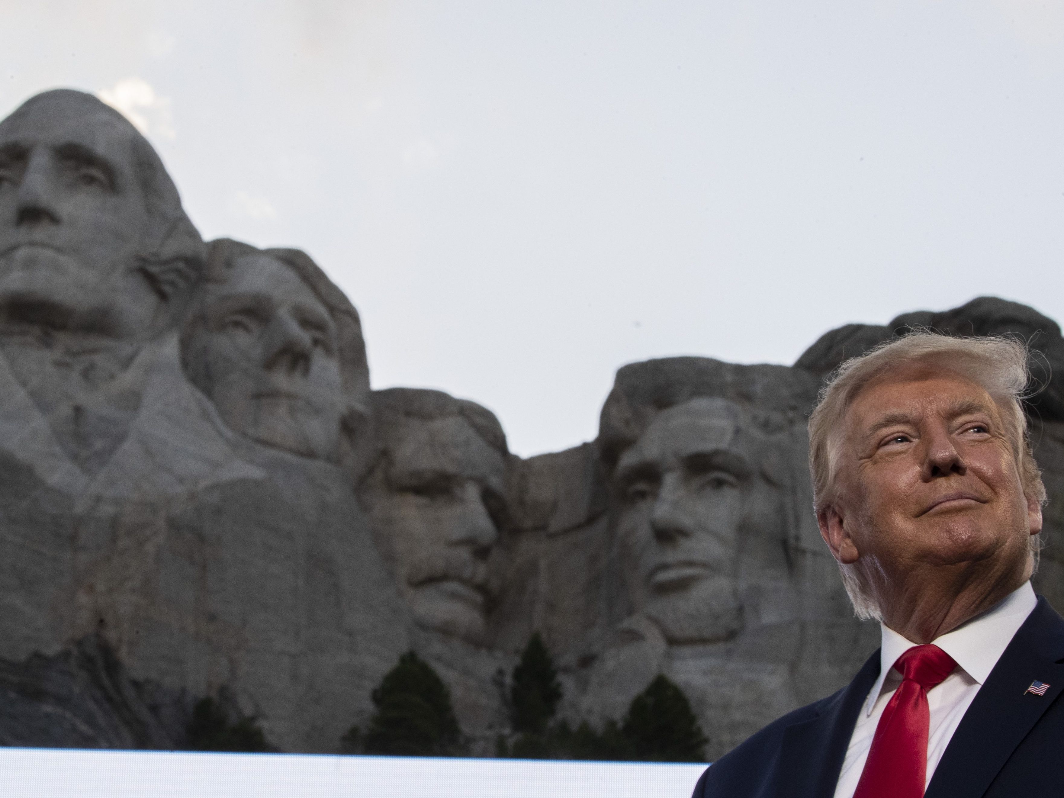 Will Trump auf den Mount Rushmore?