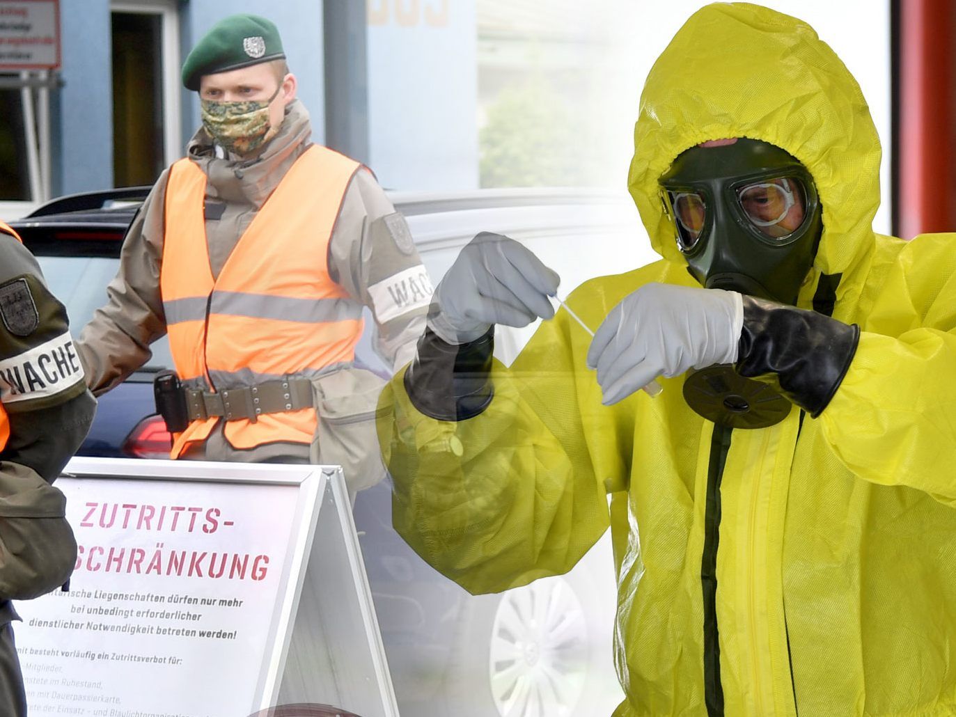 Anfang Mai wurde die Miliz wegen der Coronakrise einberufen - Auch in der Schwarzenbergkaserne in Salzburg. Anfang Mai wurde die Miliz wegen der Coronakrise einberufen - Auch in der Schwarzenbergkaserne in Salzburg.