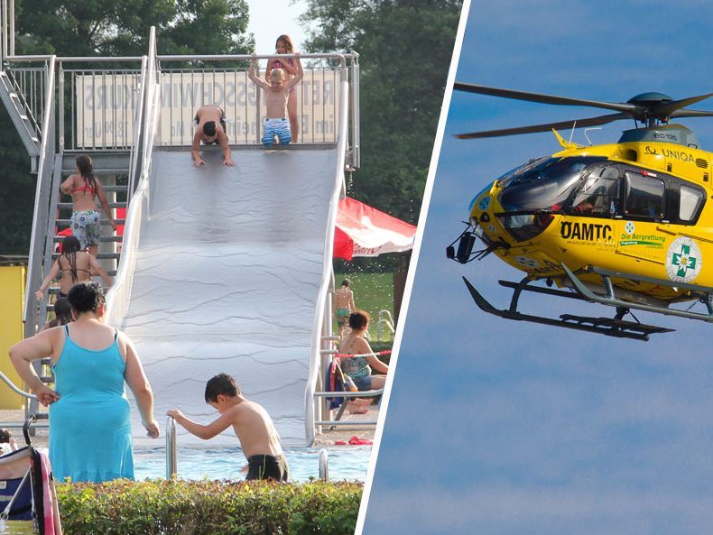 Folgenschwerer Sturz auf einer Rutsche