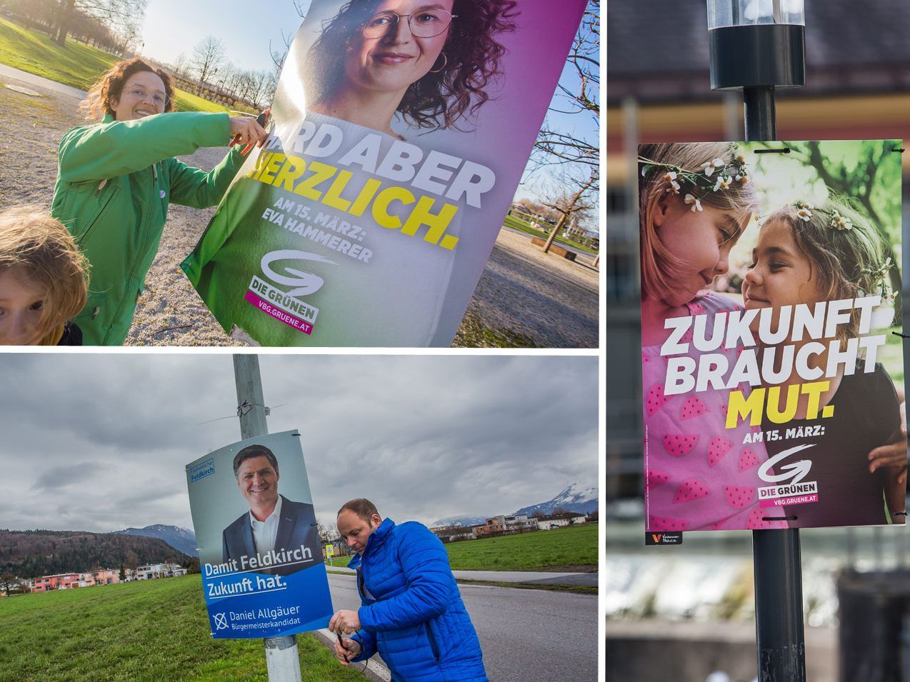 Im Frühling mussten die Wahlplakate ob der Coronakrise abgehängt werden. Jetzt sollen sie wieder zum Einsatz kommen.