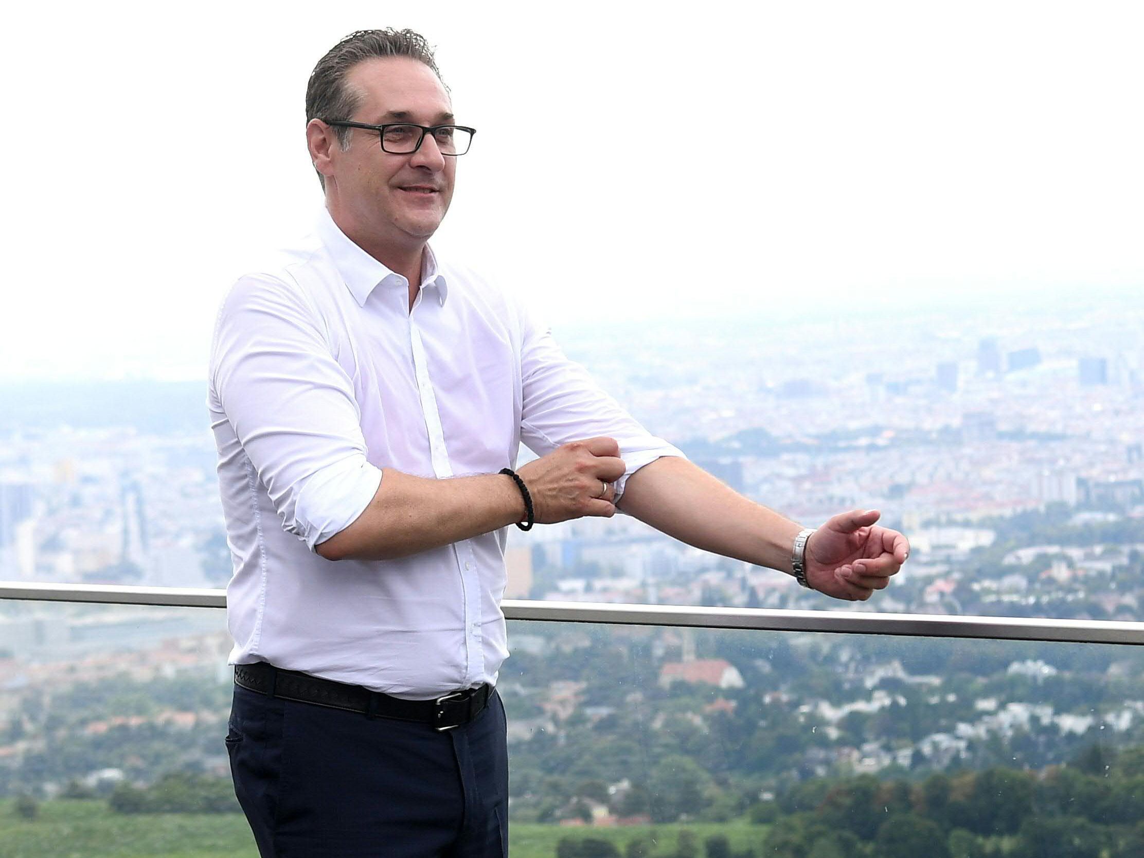 Der Antritt zur Wien-Wahl ist für Strache in trockenen Tüchern.