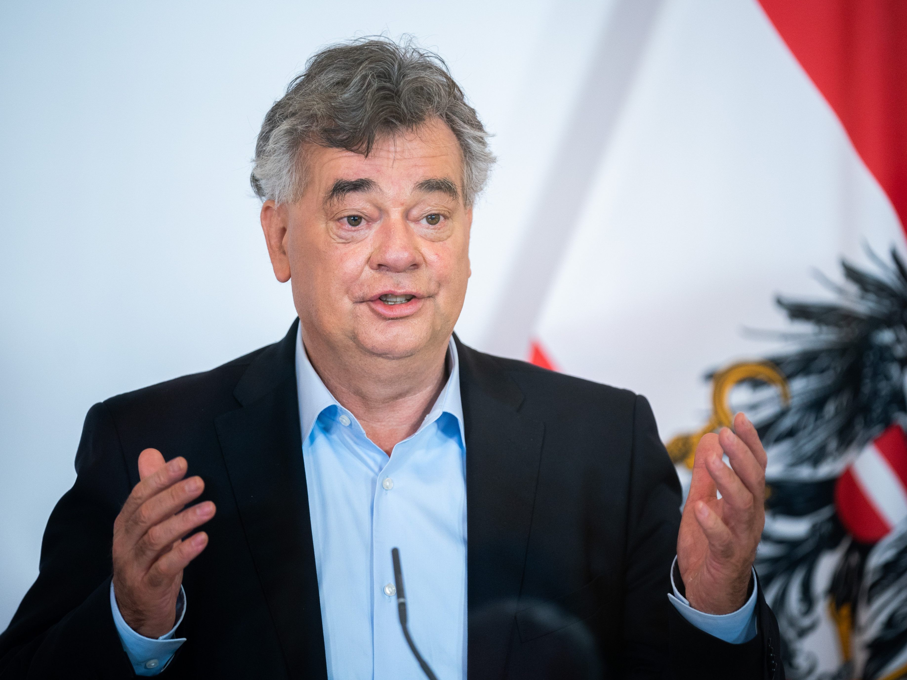 Kogler verkündete am Freitagvormittag den Rettungsschirm für Veranstalter.