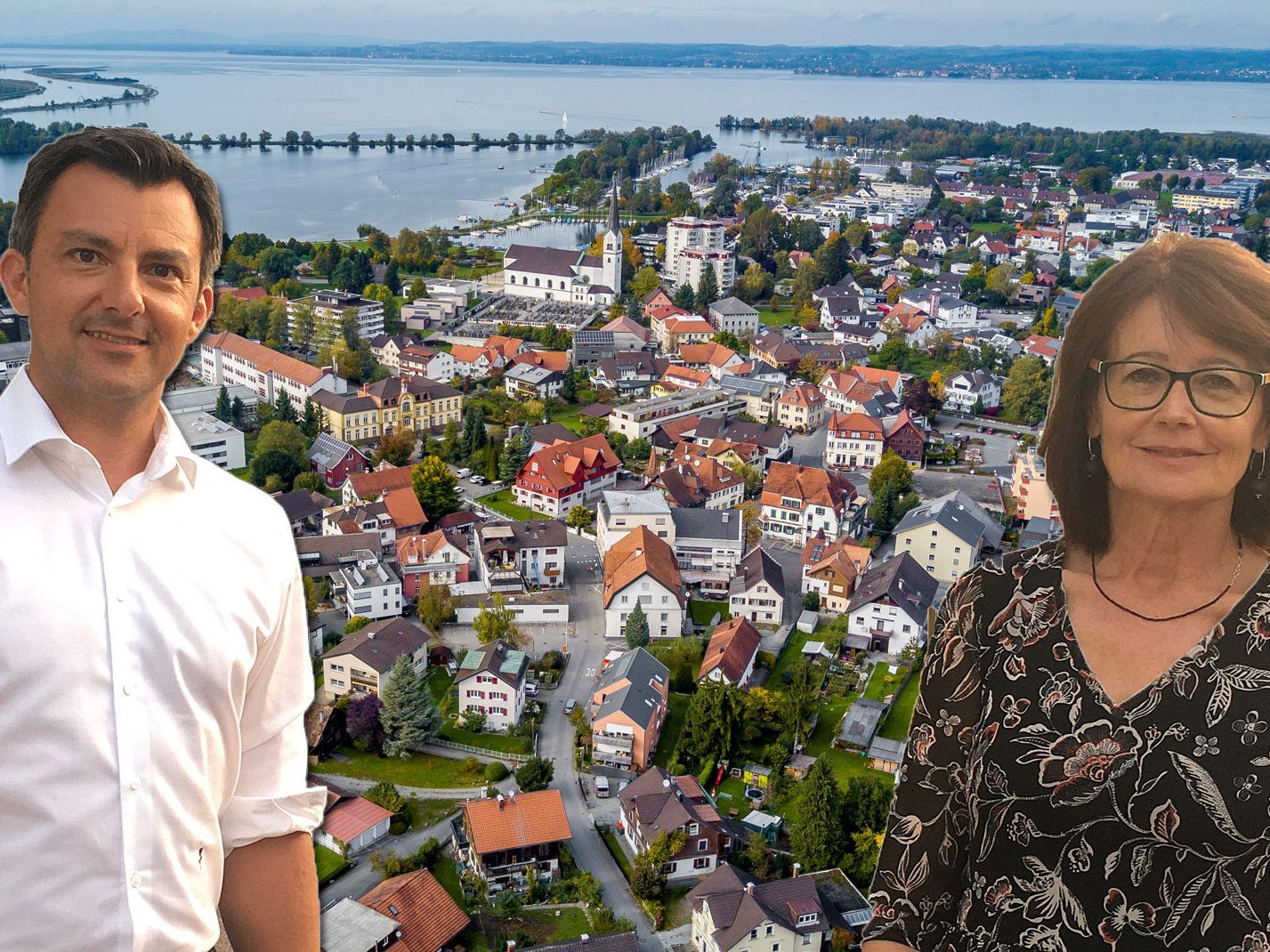 Martin Staudinger tritt in der Stichwahl gegen Bürgermeisterin Eva Maria Mair an.
