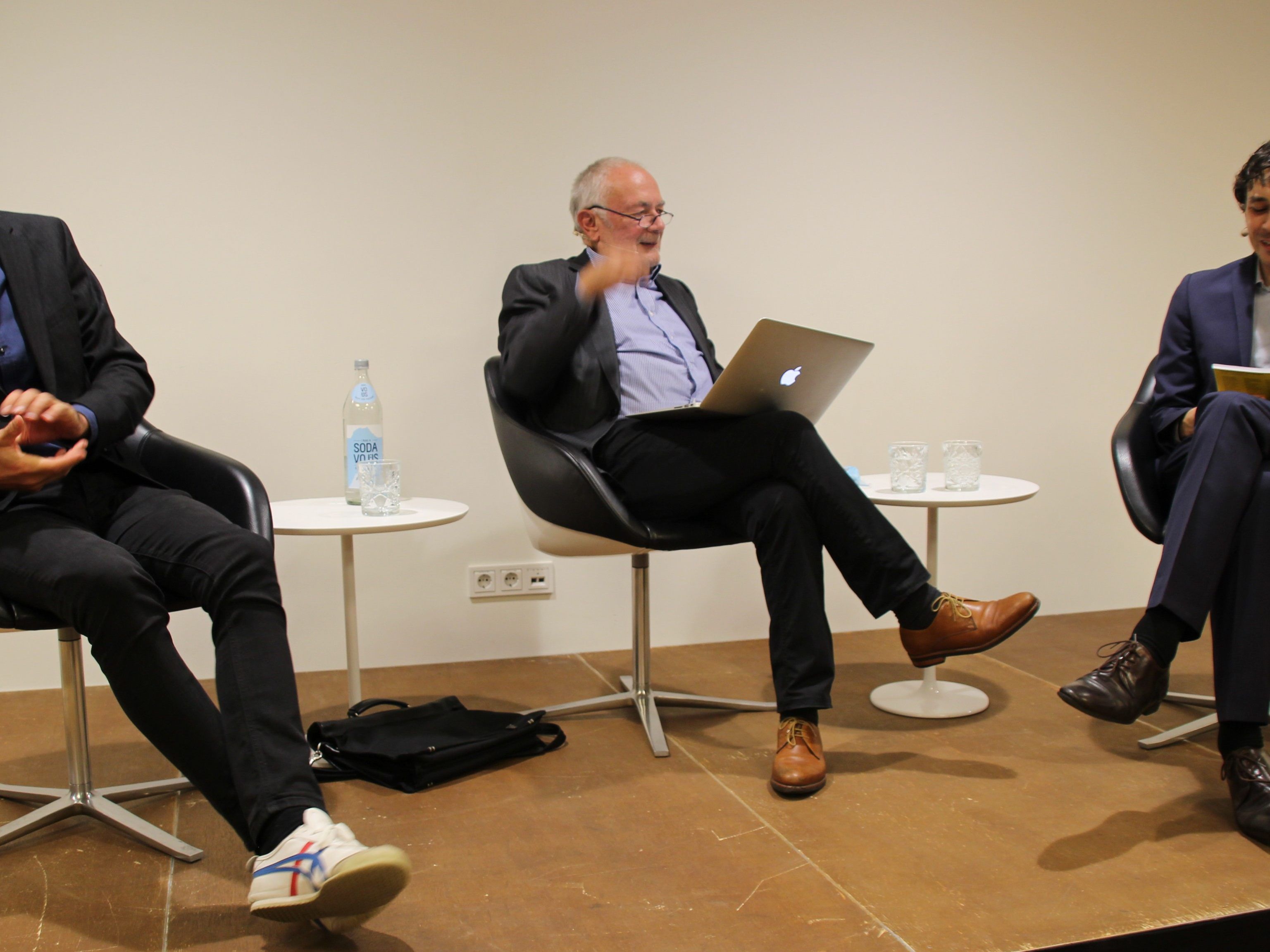 Bernd Bickel, Wolfgang Burtscher und Maximilian Hirn diskutierten über die Zukunft der Stadt. Bernd Bickel, Wolfgang Burtscher und Maximilian Hirn diskutierten über die Zukunft der Stadt.