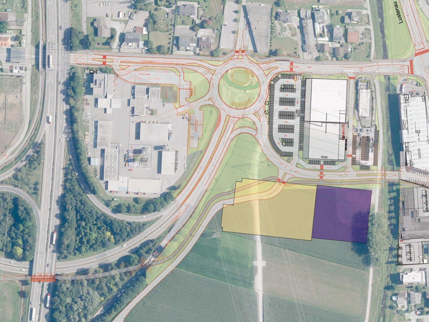 So entwickelt sich der Verkehrsraum an der Autobahnanschlussstelle Hohenems.