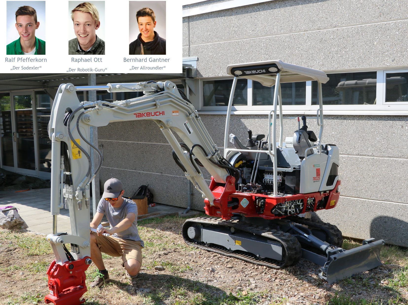 Sodex – Software-Driven Excavator – entwickelt einen modularen Aufsatz, der jeden Bagger zum Sodex erweitern kann. Sodex – Software-Driven Excavator – entwickelt einen modularen Aufsatz, der jeden Bagger zum Sodex erweitern kann.