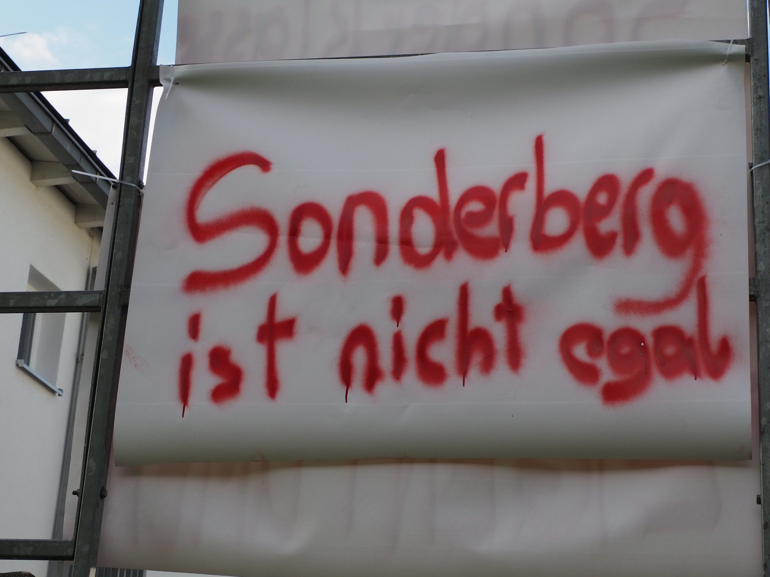 Die Bewohner der Siedlung Sonderberg fühlen sich im Stich gelassen