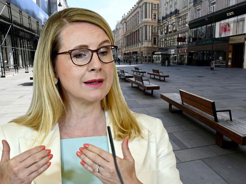 Wirtschaftsministerin Schramböck