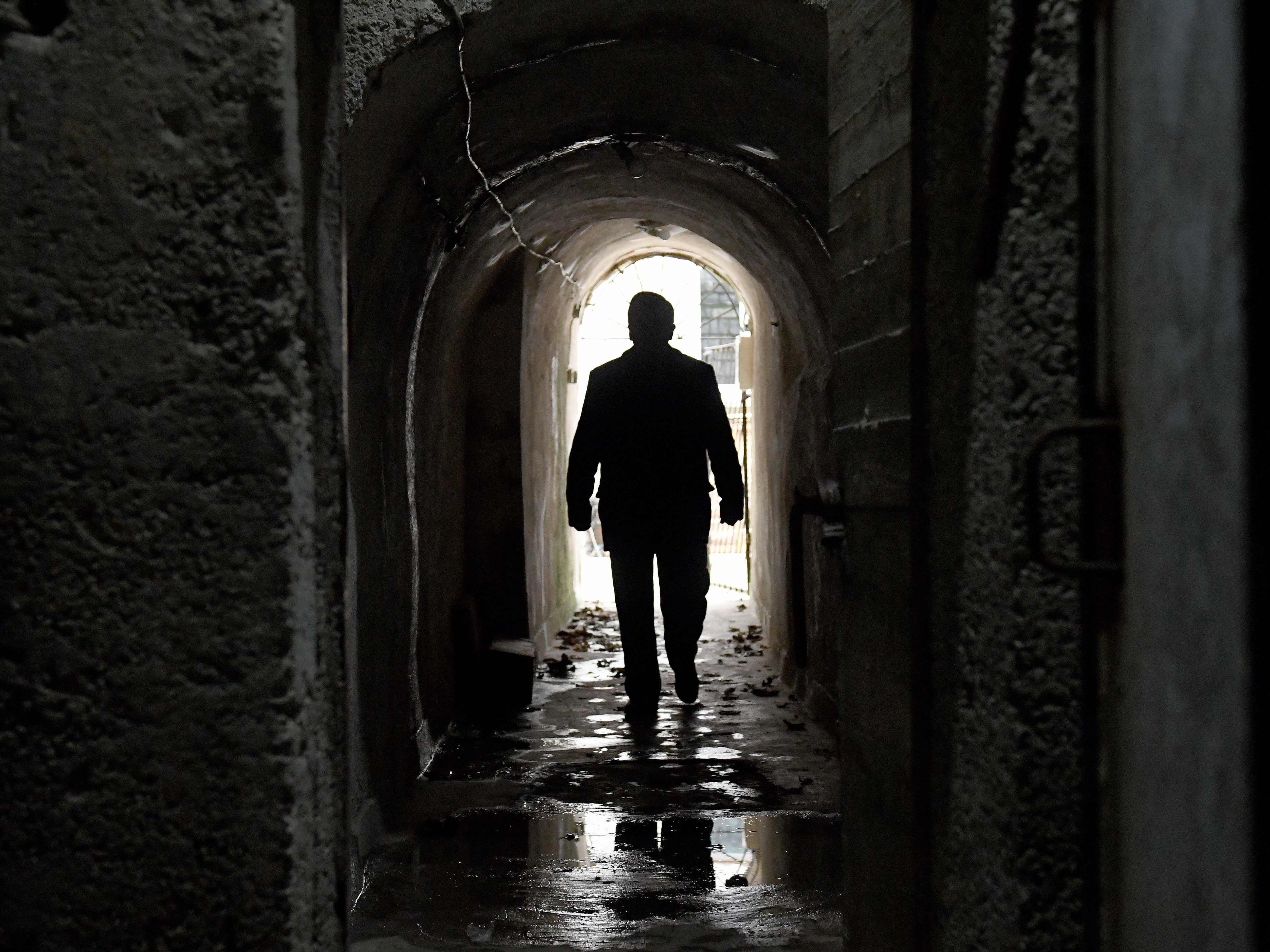 Tunnel- und Bunkeranlagen in Albanien.