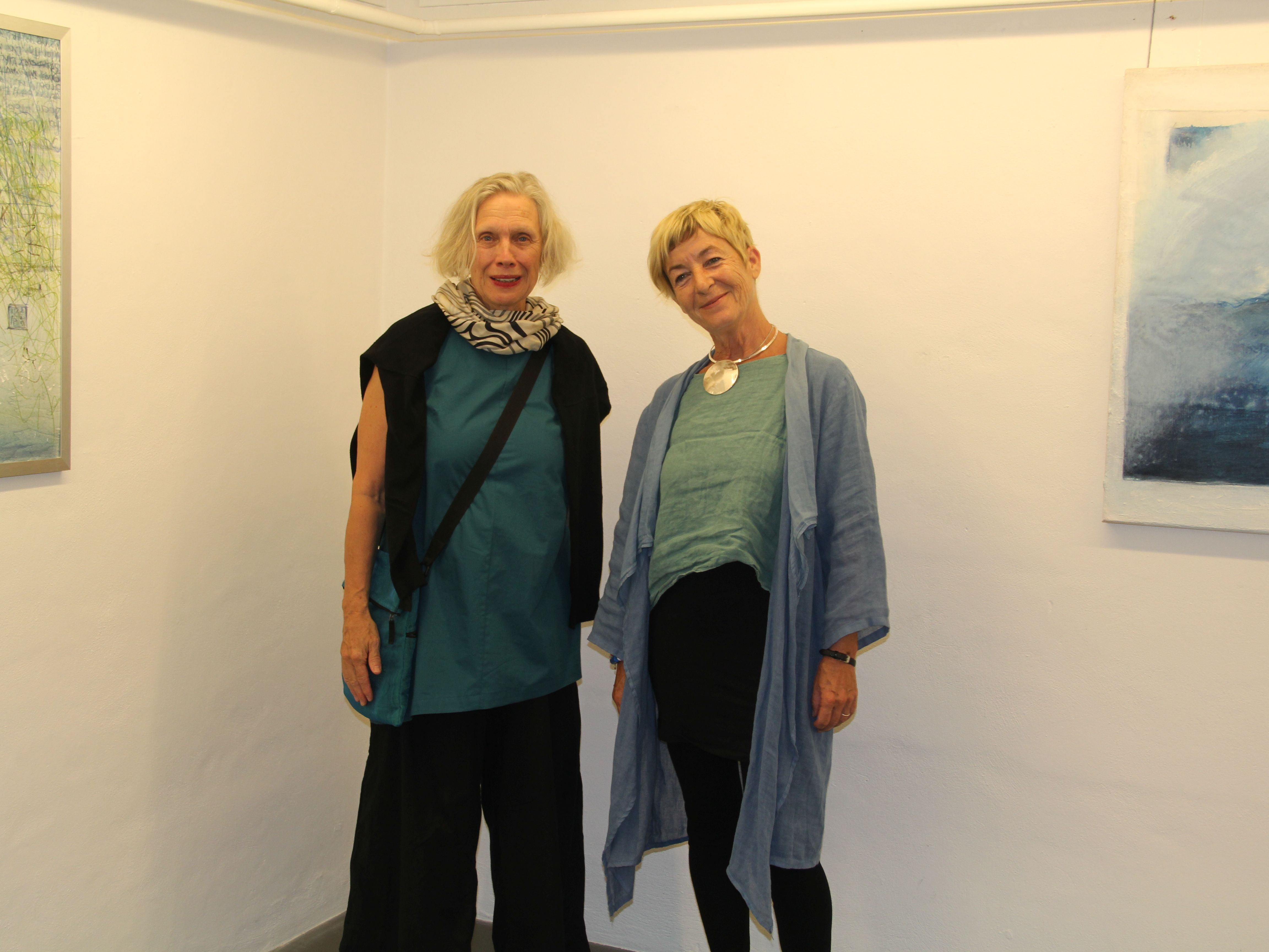 Die beiden Künstlerinnen: Inge Kerschbaumer-Palacz und Renate Wittwer Die beiden Künstlerinnen: Inge Kerschbaumer-Palacz und Renate Wittwer