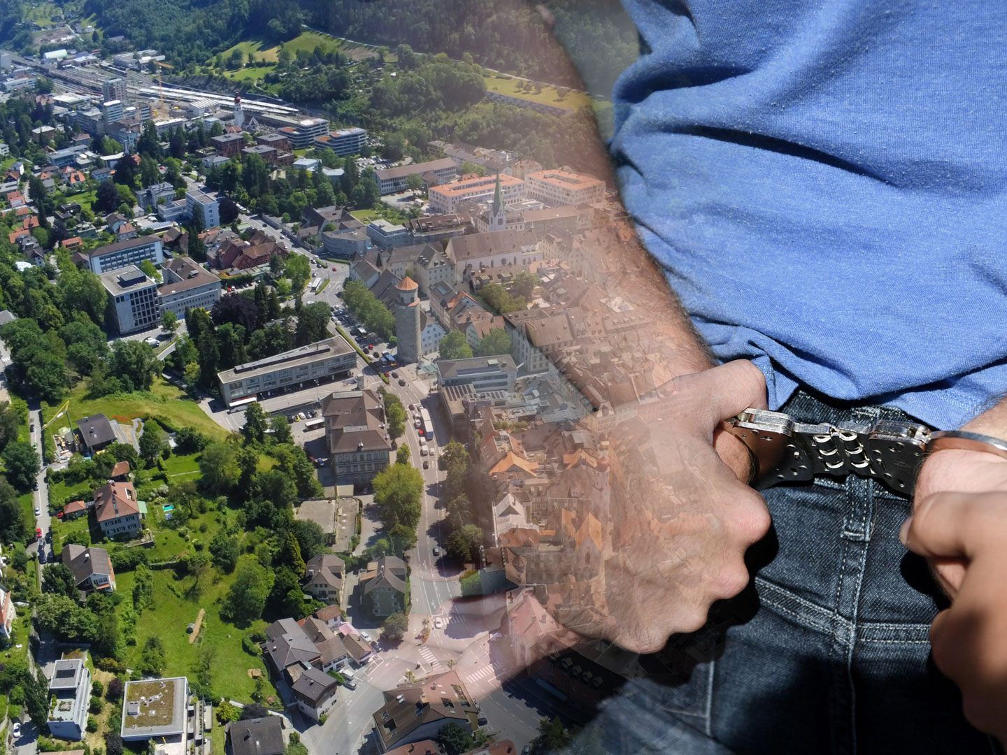 Der Mann wurde festgenommen. Der Mann wurde festgenommen.