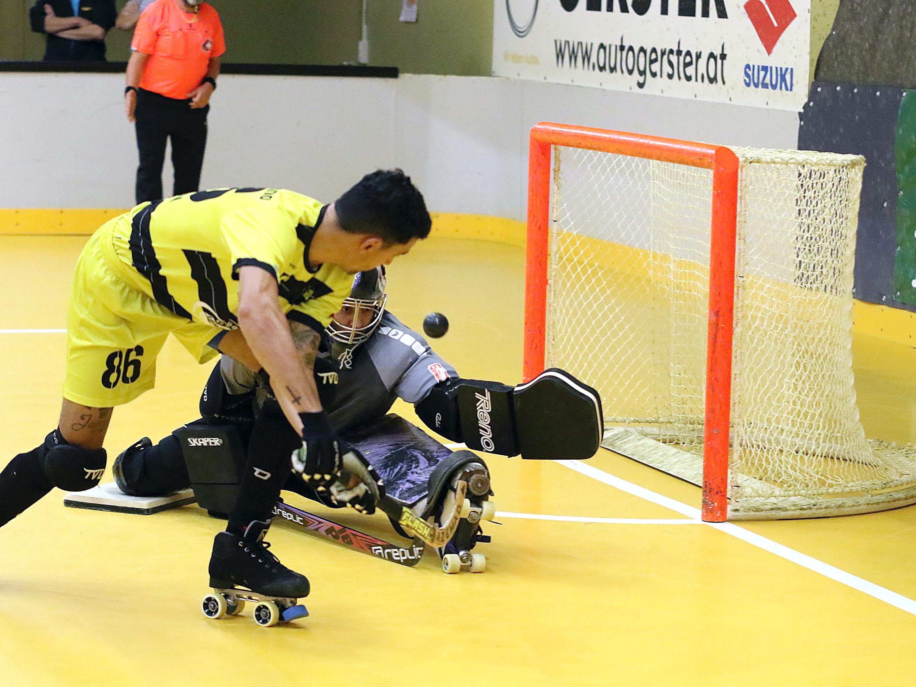 Dornbirns RHC zeigte beim Spiel gegen die Nordtessiner eine beeindruckende Leistung. Dornbirns RHC zeigte beim Spiel gegen die Nordtessiner eine beeindruckende Leistung.