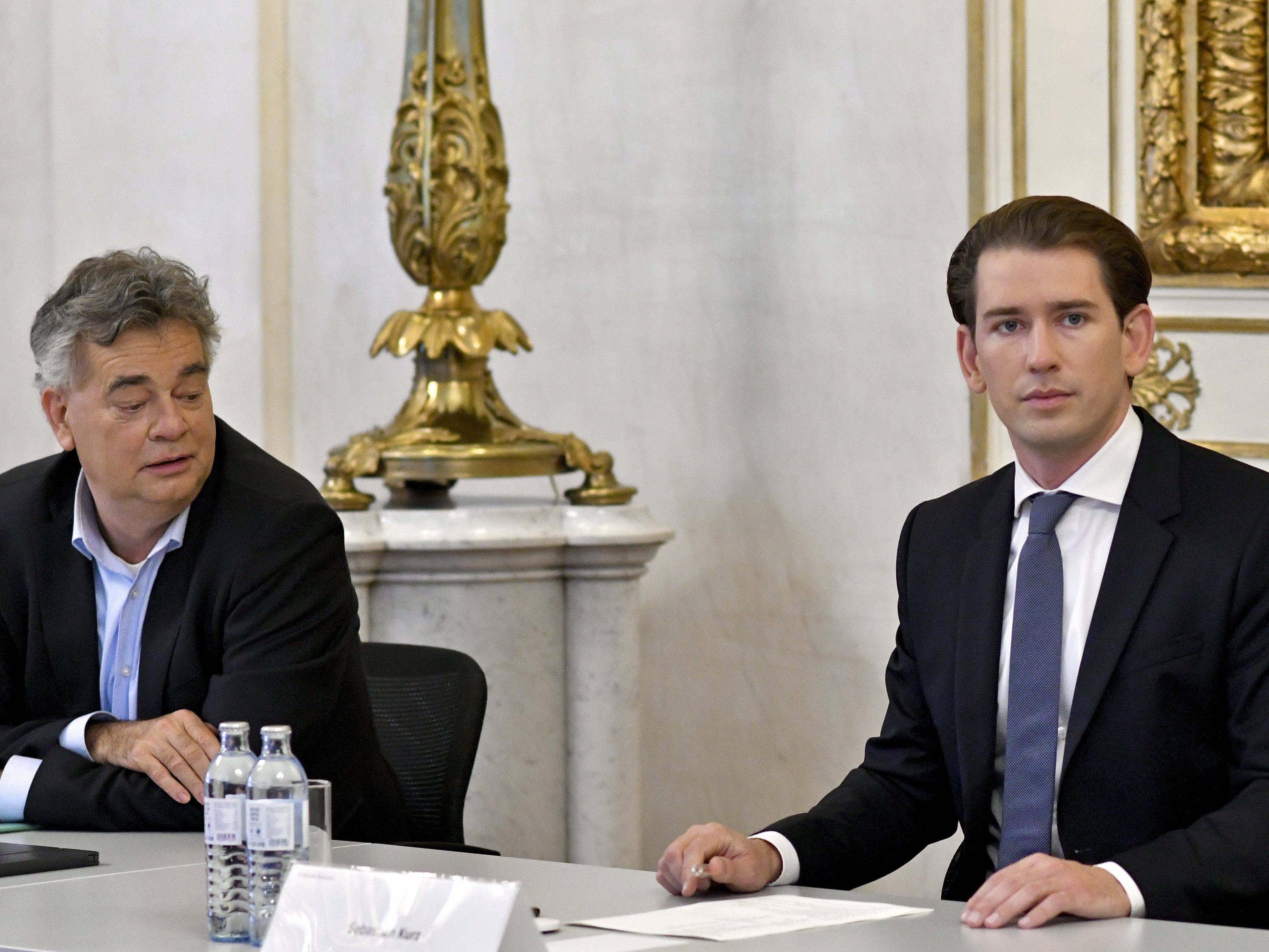 Kurz und Kogler werden nun getestet. Kurz und Kogler werden nun getestet.