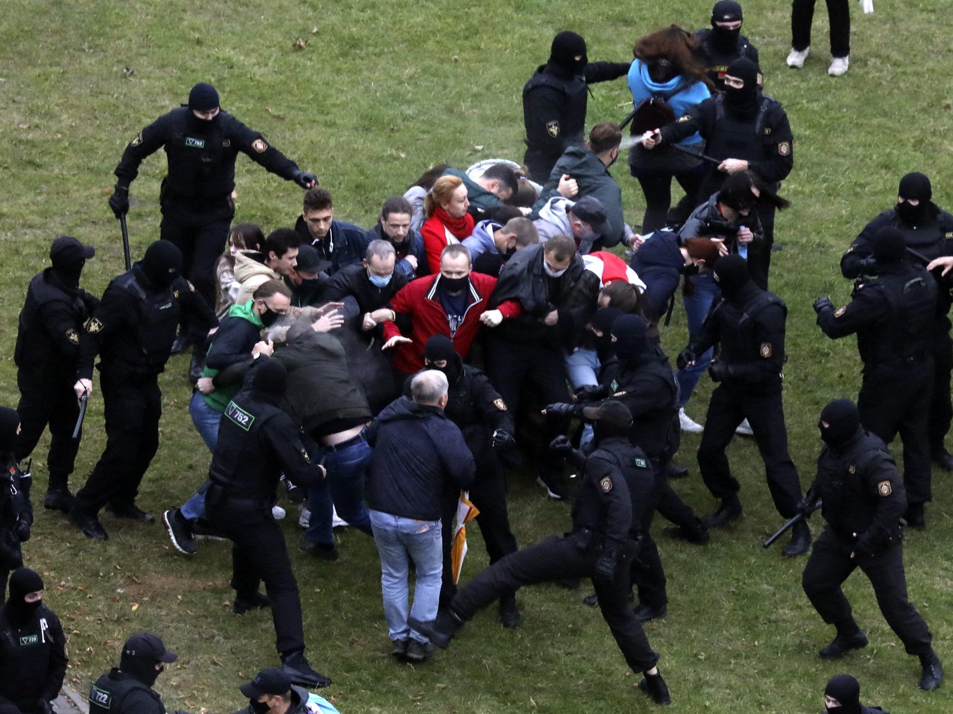 Weißrussland: Mehr als 600 Festnahmen bei neuen Massenprotesten. Weißrussland: Mehr als 600 Festnahmen bei neuen Massenprotesten.