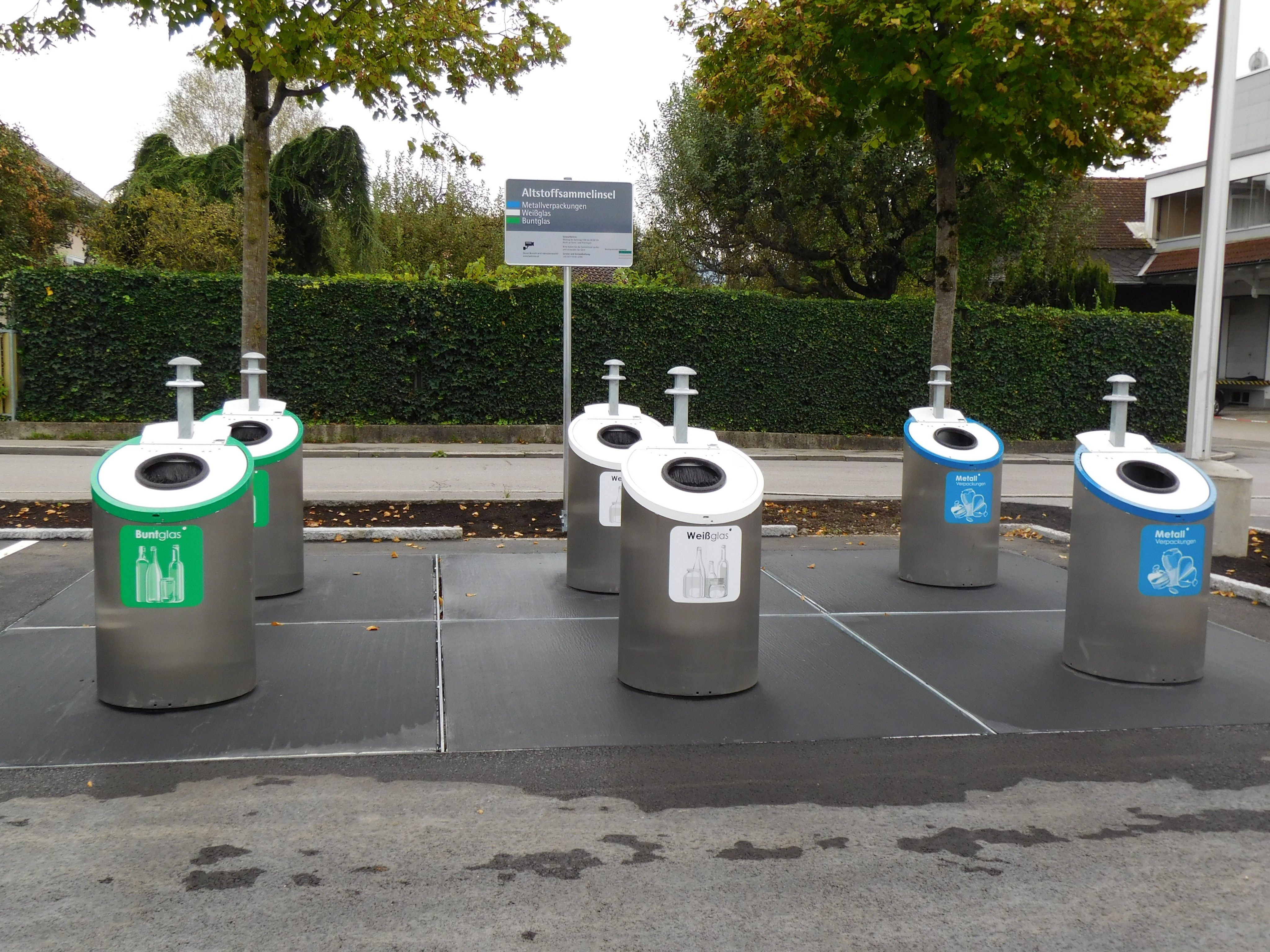 In der Forststraße entstand eine neue Müll-Sammelstation In der Forststraße entstand eine neue Müll-Sammelstation