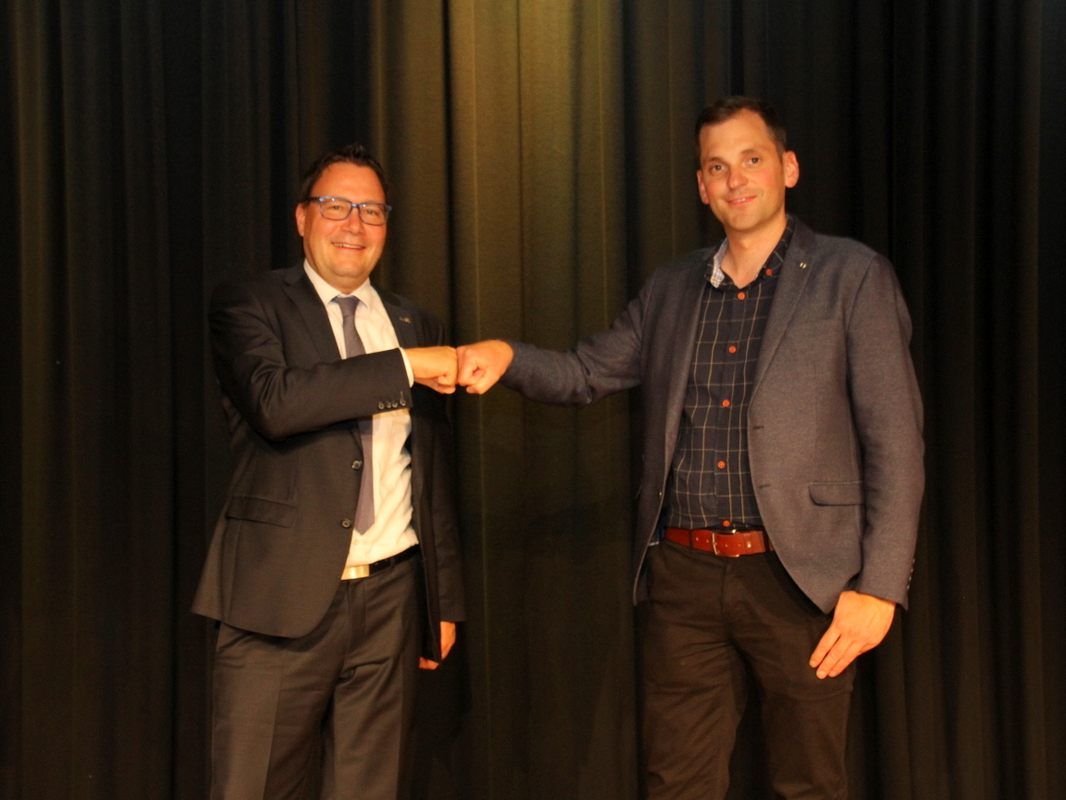 Vizebürgermeister Stefan Fischnaller und Bürgermeister Andreas Kresser