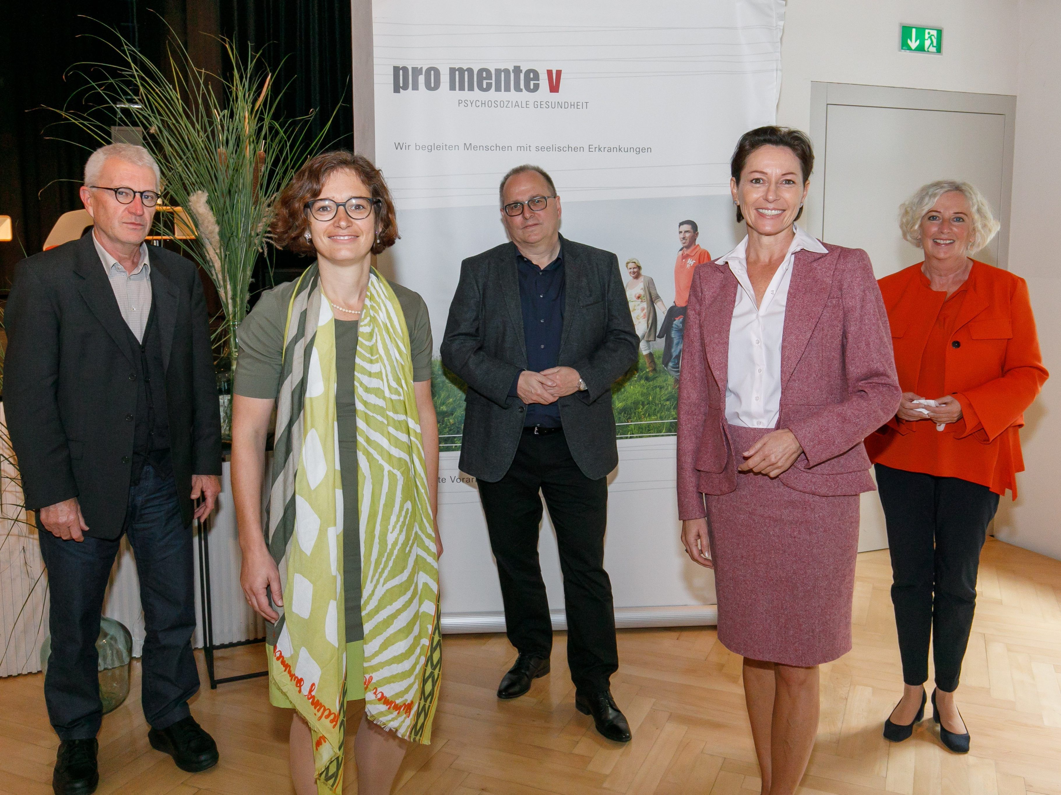 W. Lang, M. Laschalt-Schweigkofler, E. Weiskopf, LR M Rüscher und K. Wiesflecker.