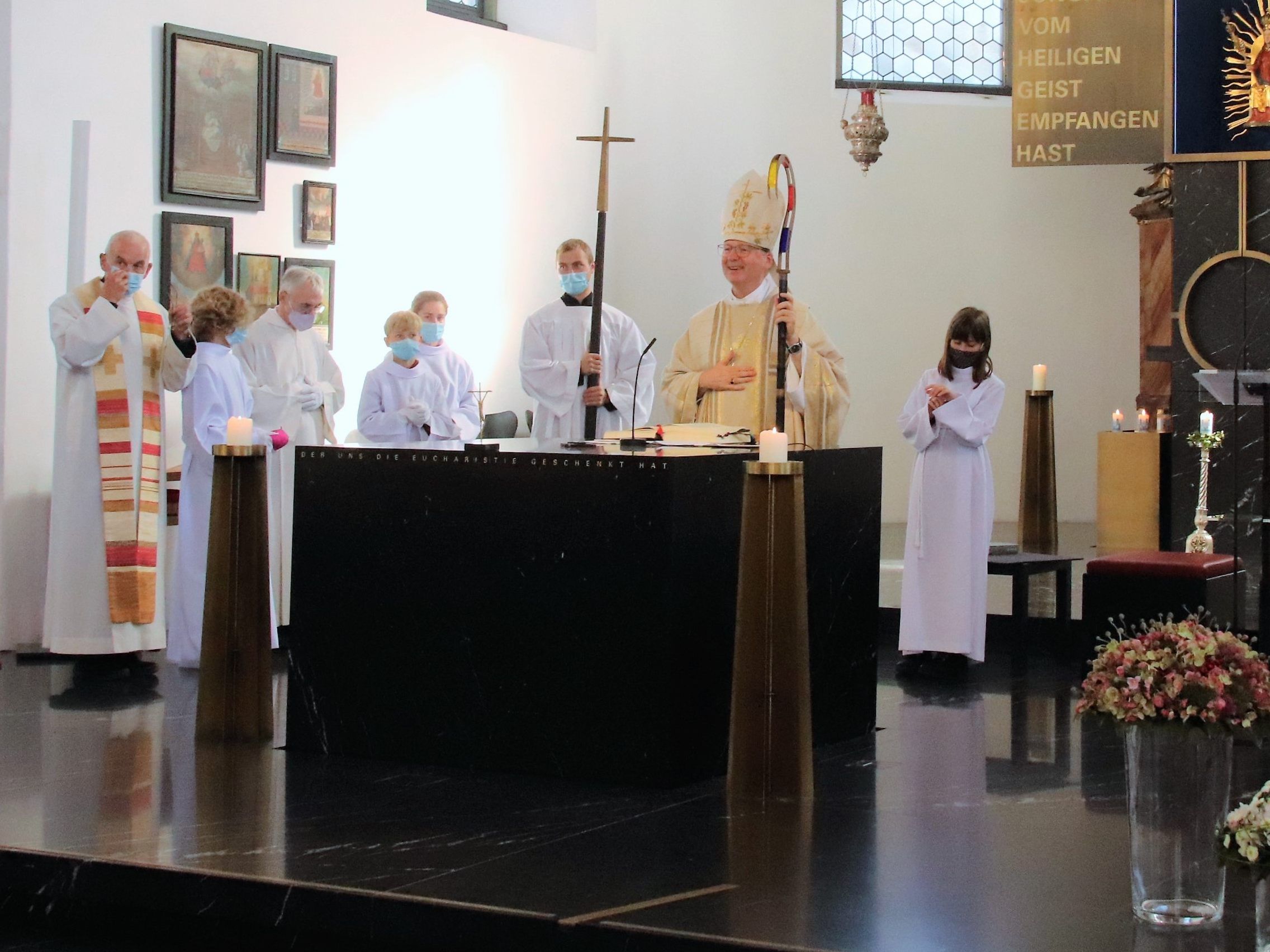 Bischof Benno Elbs zelebrierte den Festgottesdienst. Bischof Benno Elbs zelebrierte den Festgottesdienst.