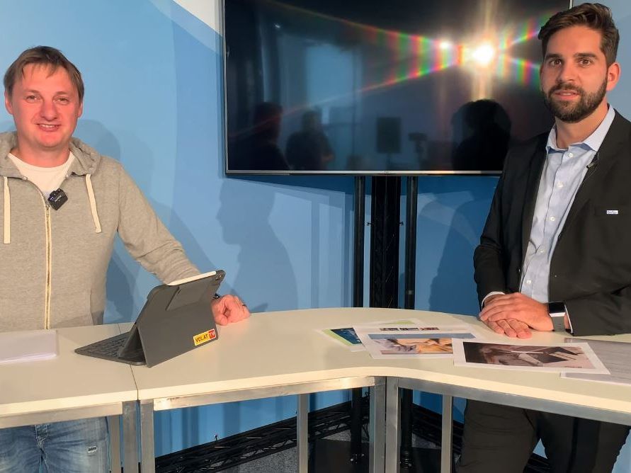 Marc Springer mit Andreas Pichler (BIFO). Marc Springer mit Andreas Pichler (BIFO).