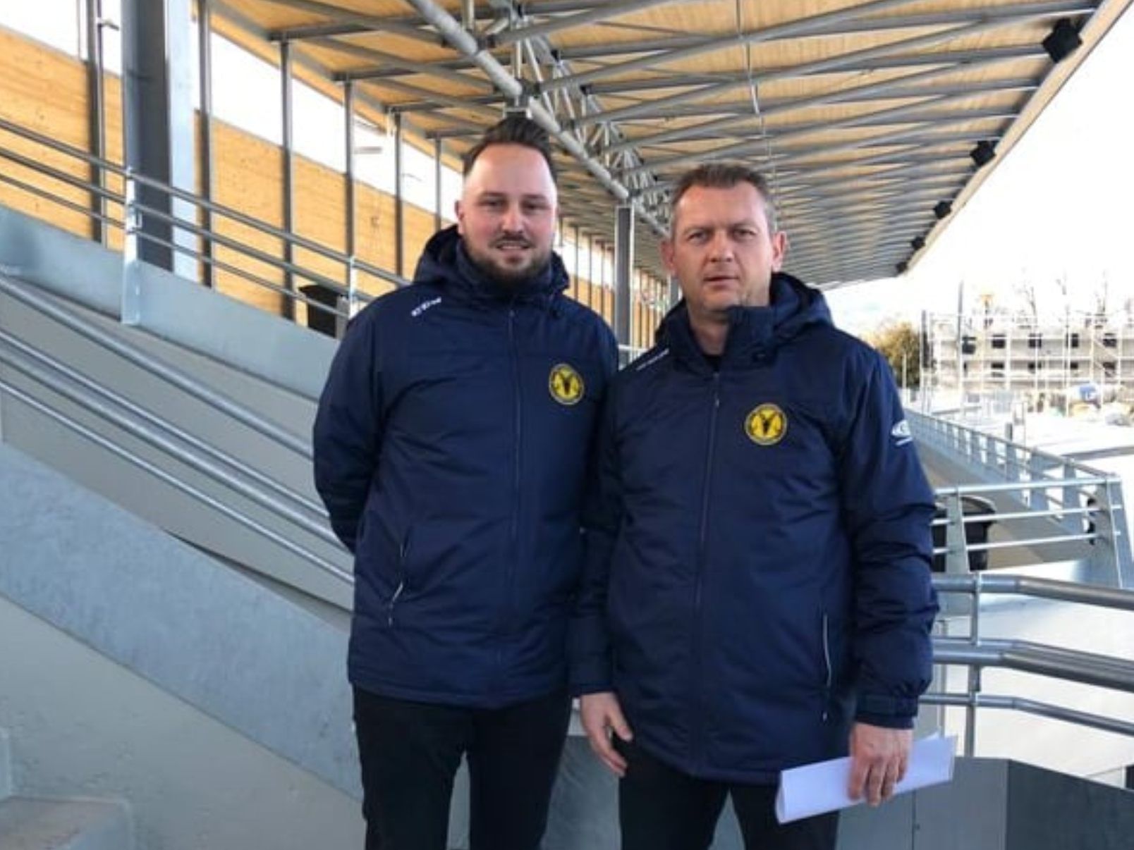 HSC Obmann Mike Töchterle mit Bernd Schmidle HSC Obmann Mike Töchterle mit Bernd Schmidle