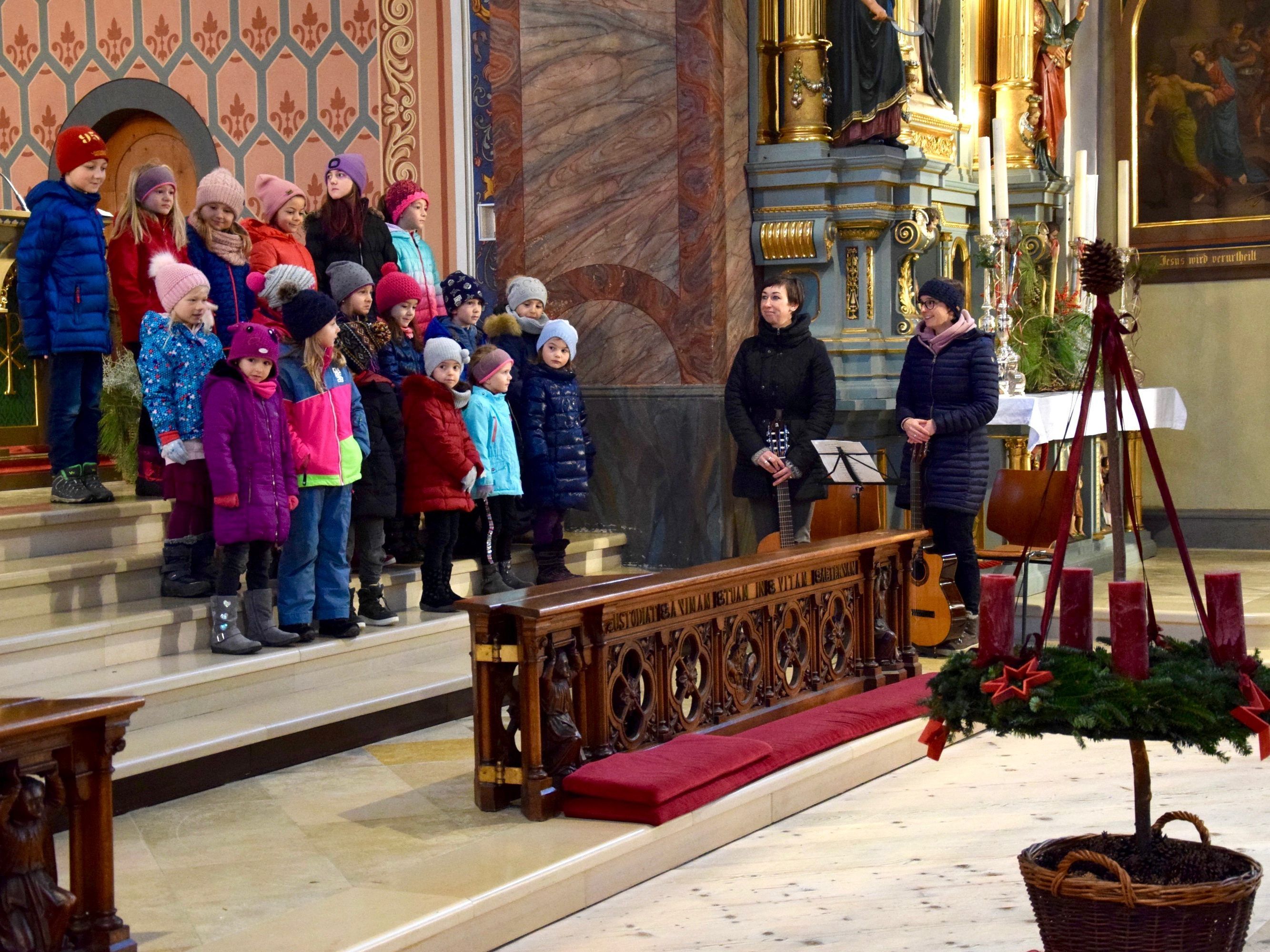 Adventstimmung im Schrunser Münster, Dezember 2019
