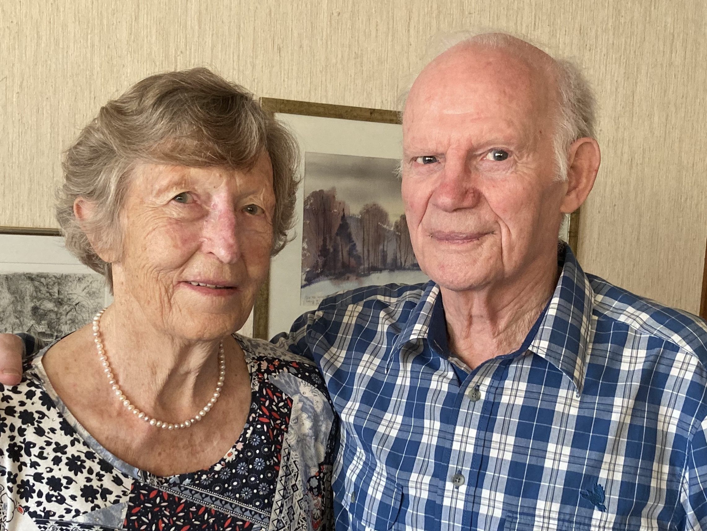 Mit ihrem Leben sind Liselotte und Hermann Schöch sehr zufrieden. Mit ihrem Leben sind Liselotte und Hermann Schöch sehr zufrieden.