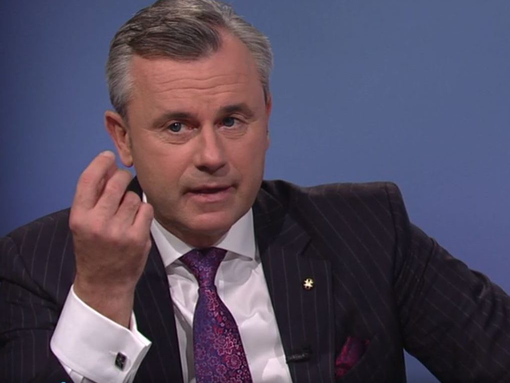 FPÖ-Chef Norbert Hofer in der Pressestunde des ORF.