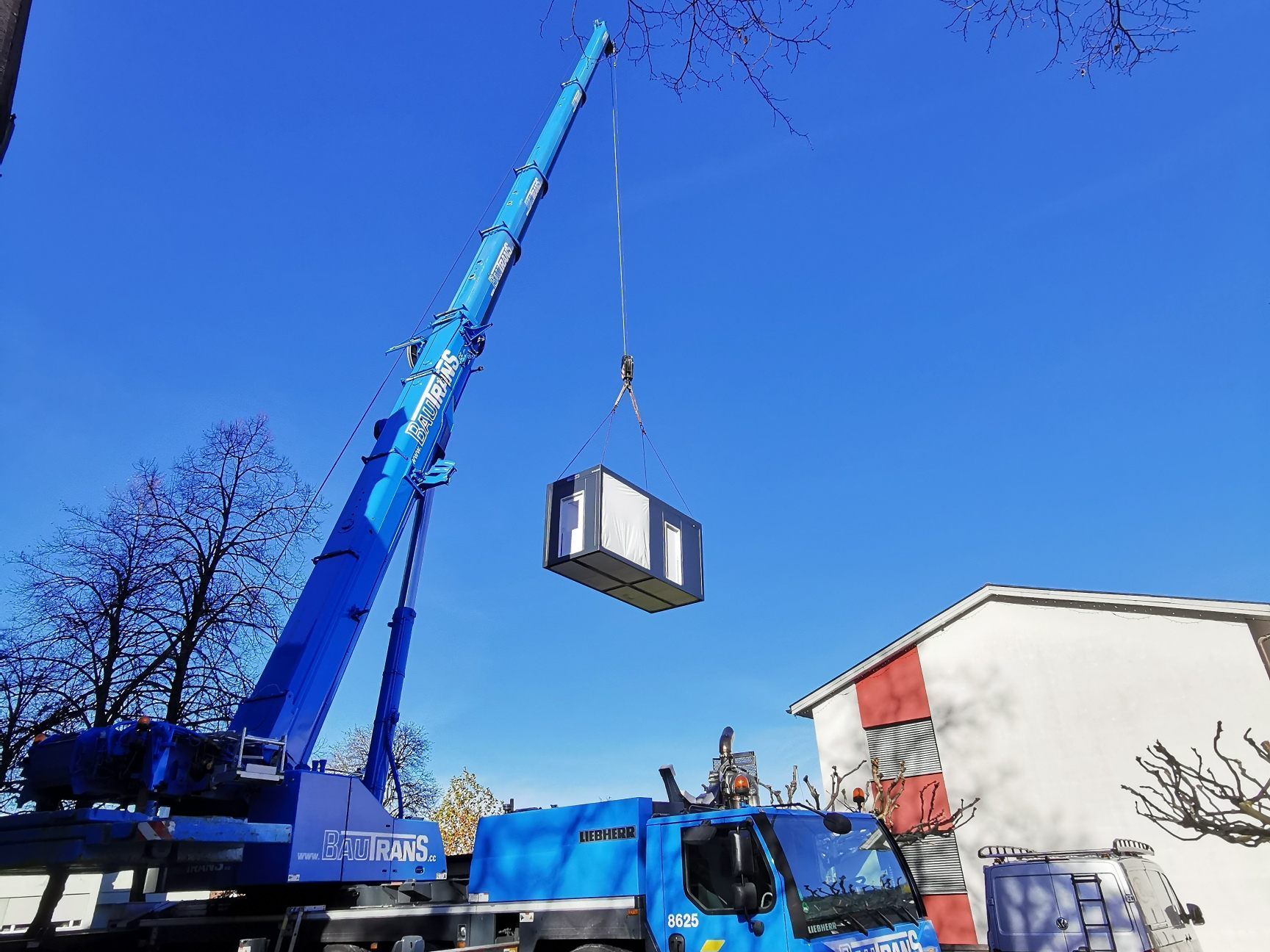 Anlieferung der Module
