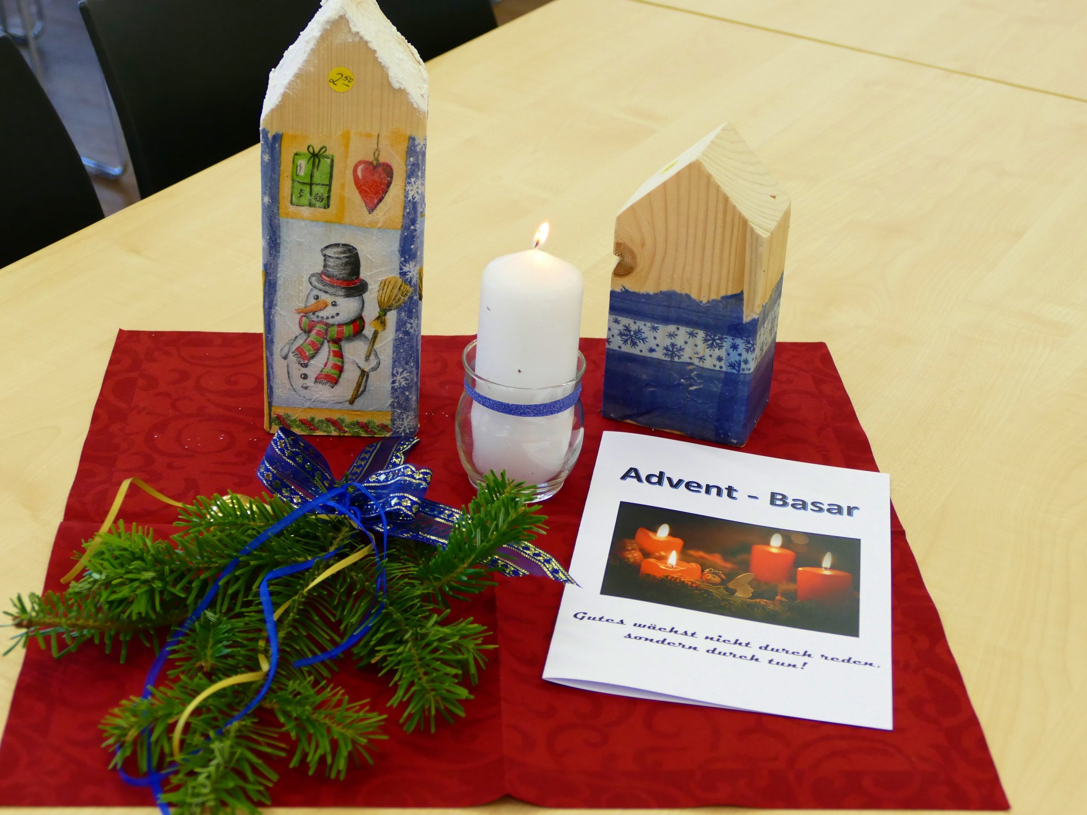 Der beliebte Advent-Basar der Pfarre Schoren findet zwar nicht statt, Produkte können aber über Bestellungen in der Pfarre erworben werden. Der beliebte Advent-Basar der Pfarre Schoren findet zwar nicht statt, Produkte können aber über Bestellungen in der Pfarre erworben werden.