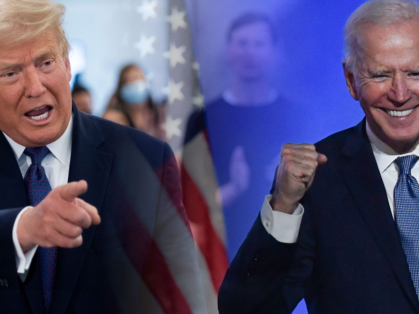 Die US-Wahl 2020 zwischen Amtsinhaber Donald Trump und Herausforderer Joe Biden ist knapper als im Vorfeld vielfach angenommen. Die US-Wahl 2020 zwischen Amtsinhaber Donald Trump und Herausforderer Joe Biden ist knapper als im Vorfeld vielfach angenommen.