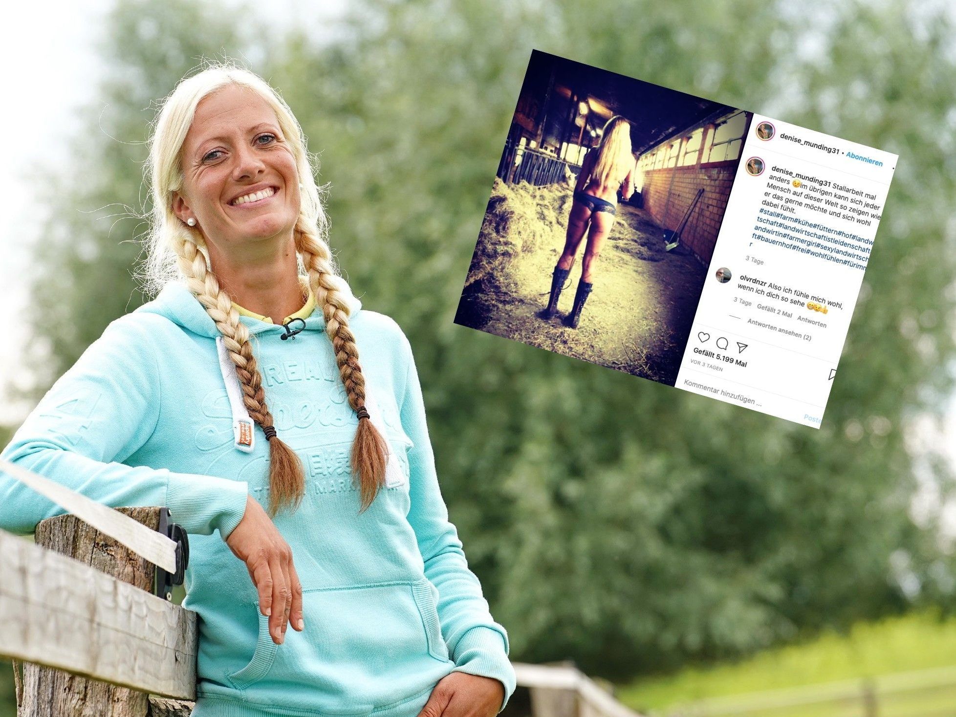 Bäuerin Denise. Bäuerin Denise.