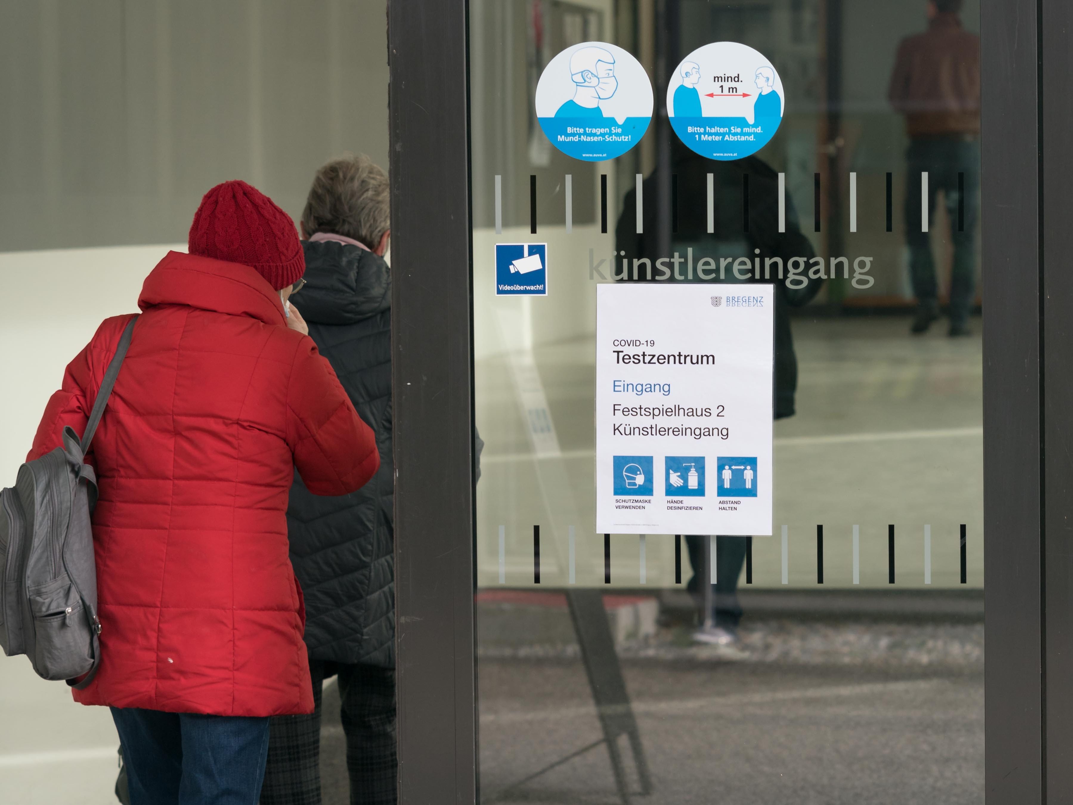 Am Freitag begannen die Massentests in Vorarlberg.