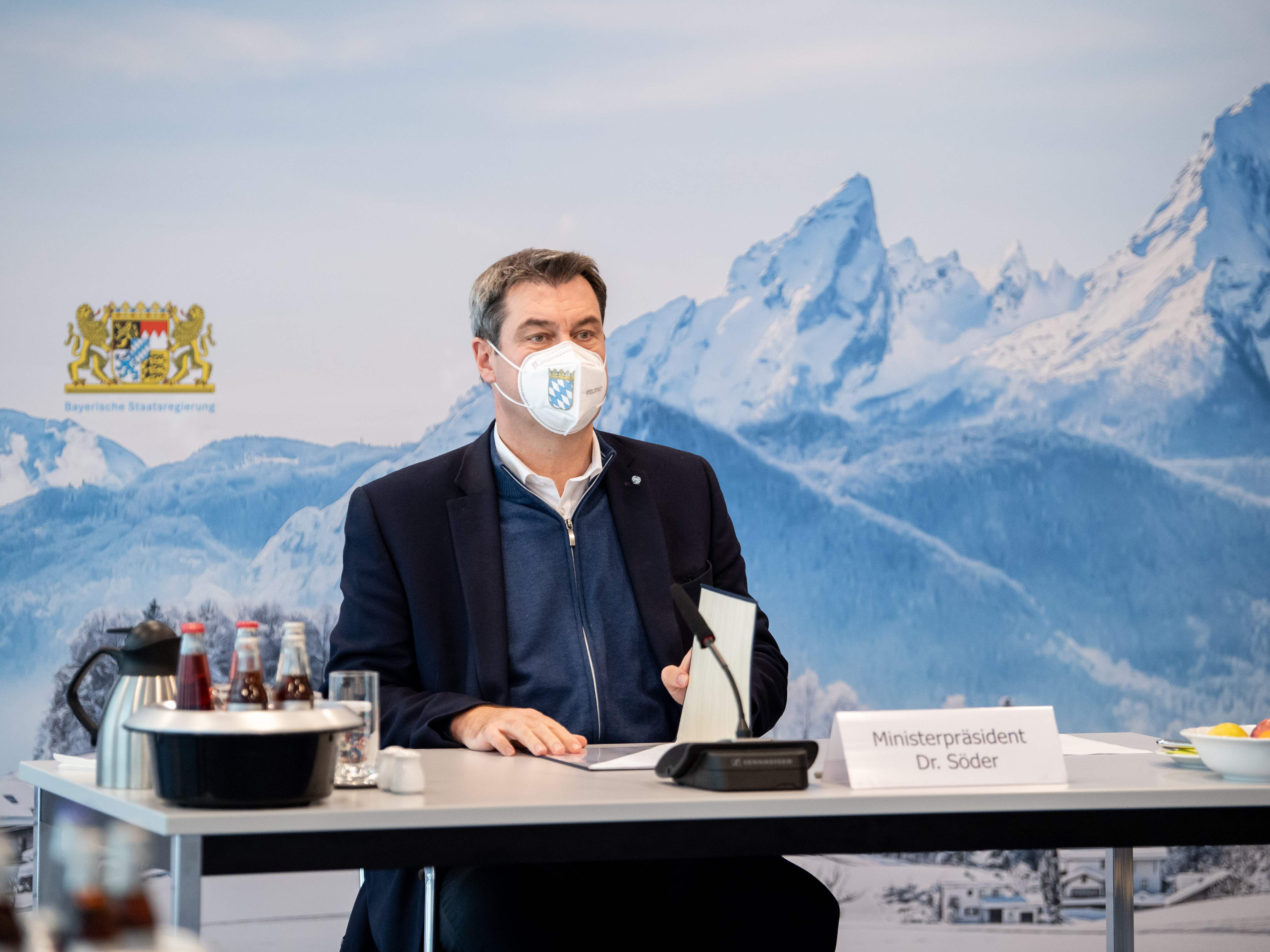 Bayerns Ministerpräsident Söder ruft am 9. Dezember erneut den Katastrophenfall aus.