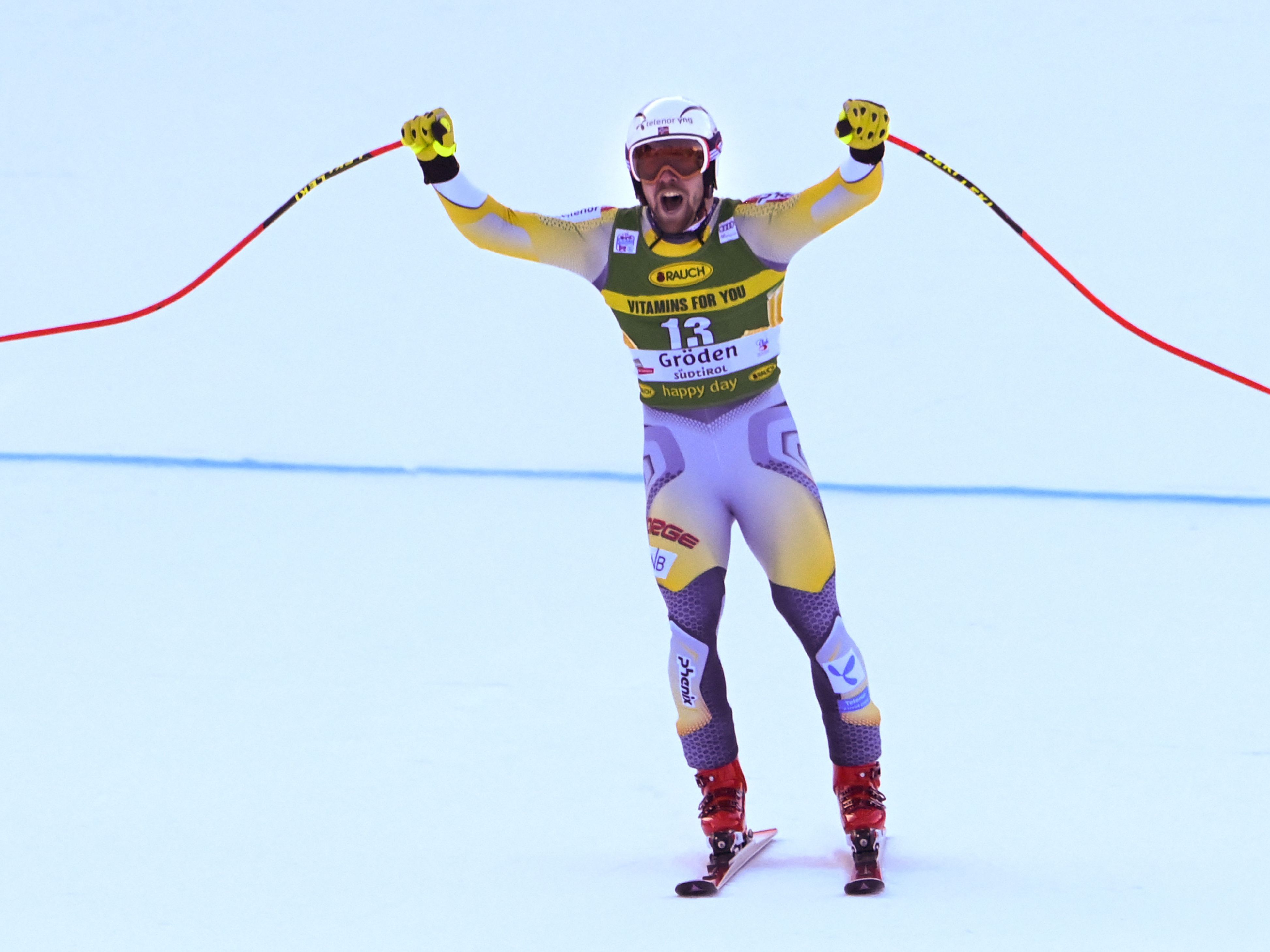 Aleksander Aamodt Kilde gewinnt den Super G in Gröden.