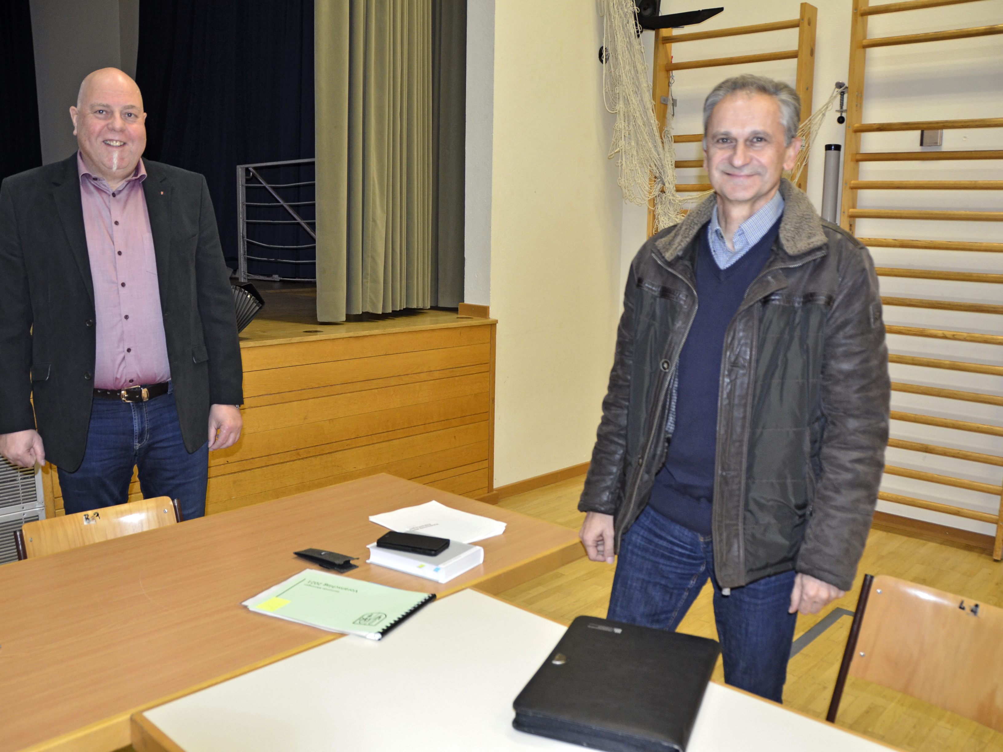Bgm. Thomas Pinter und Finanzreferent Dr. Heribert Zöhrer Bgm. Thomas Pinter und Finanzreferent Dr. Heribert Zöhrer