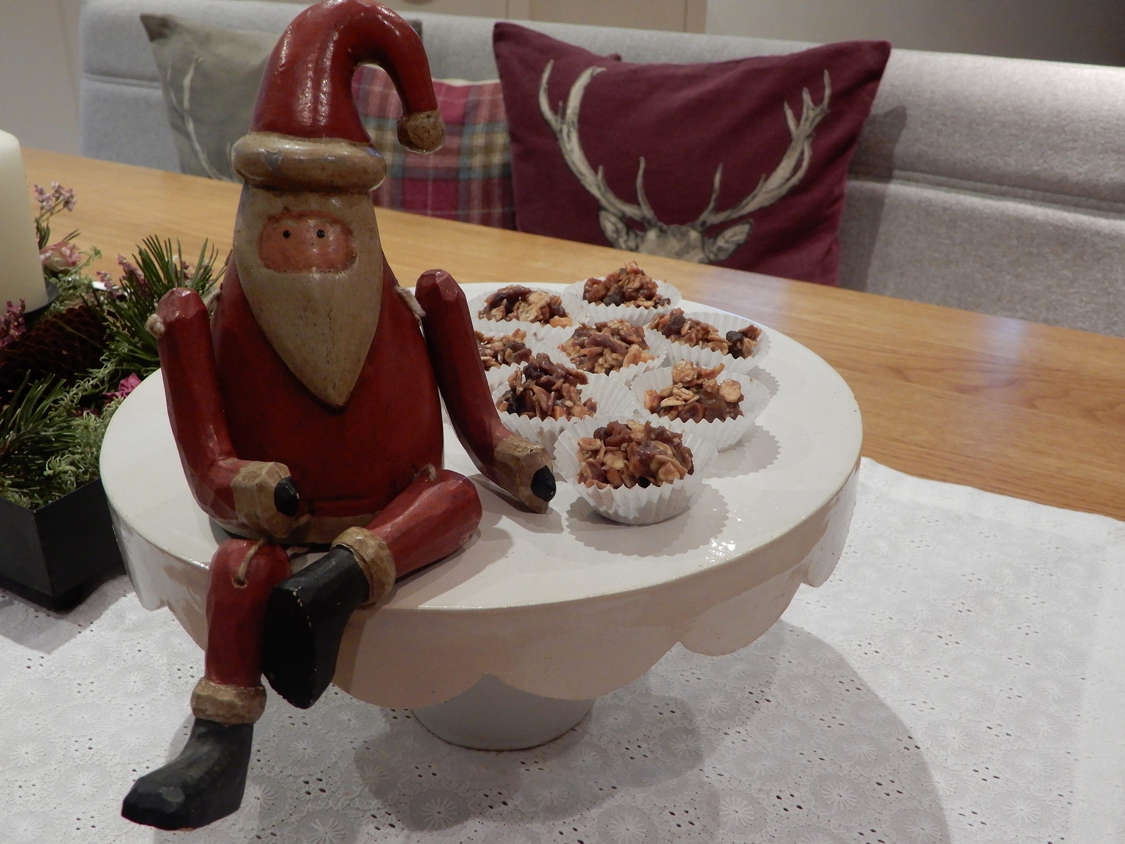 Die fruchtigen Müsli Splitter sind ideale Weihnachtskekse für sportliche Naschkatzen. Die fruchtigen Müsli Splitter sind ideale Weihnachtskekse für sportliche Naschkatzen.