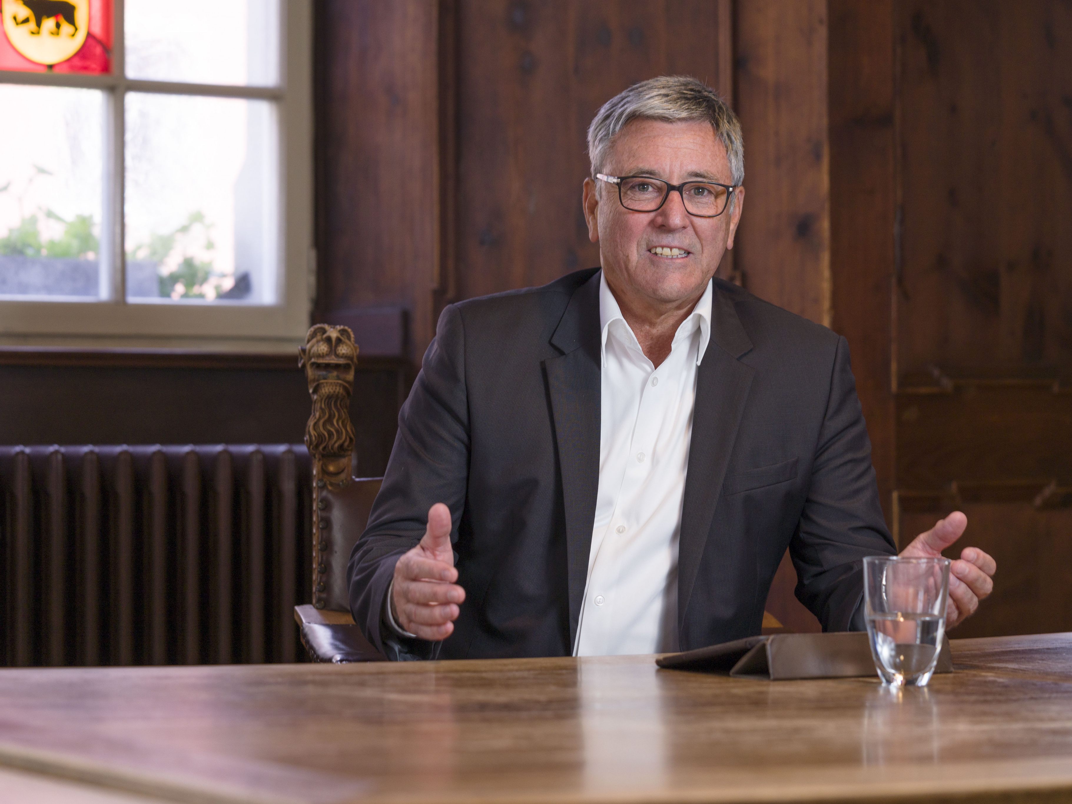 Nehmen Sie gemeinsam mit Bürgermeister Wolfgang Matt am digitalen Stammtisch Platz: Immer dienstags um 14 Uhr.