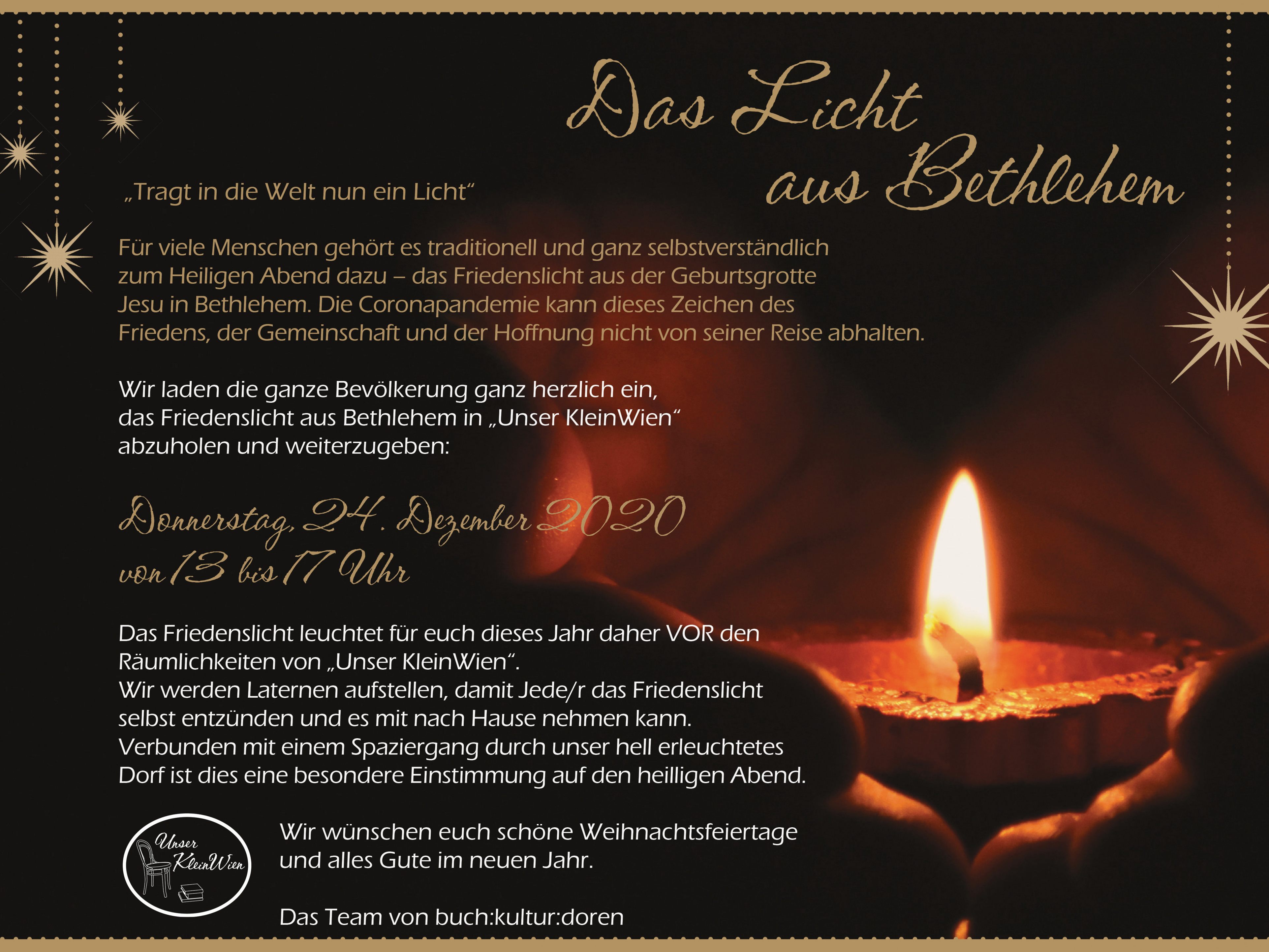 Das Licht aus Bethlehem