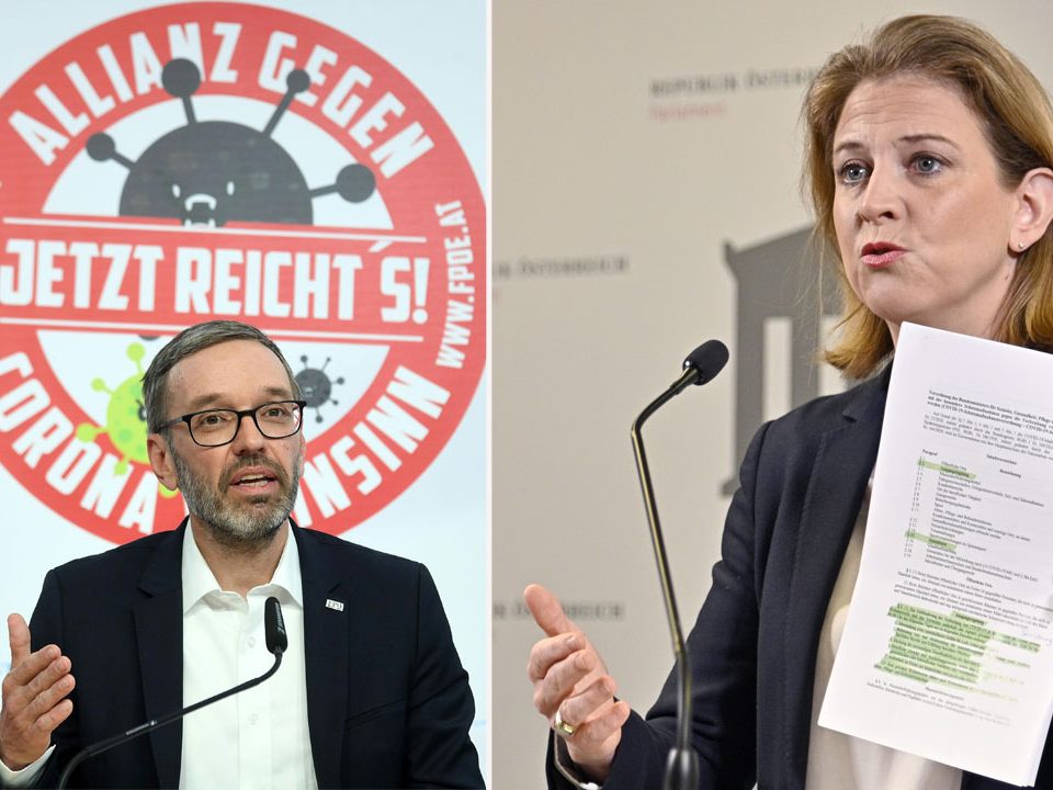 Kickl (FPÖ) / Meinl-Reisinger (NEOS)