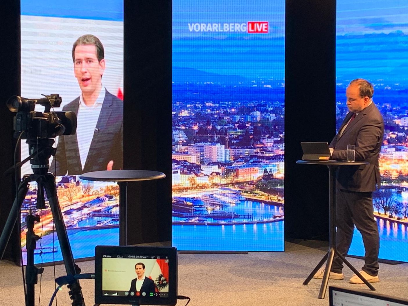Das Interview mit Kanzler Kurz war aus terminlichen Gründen aufgezeichnet worden.
