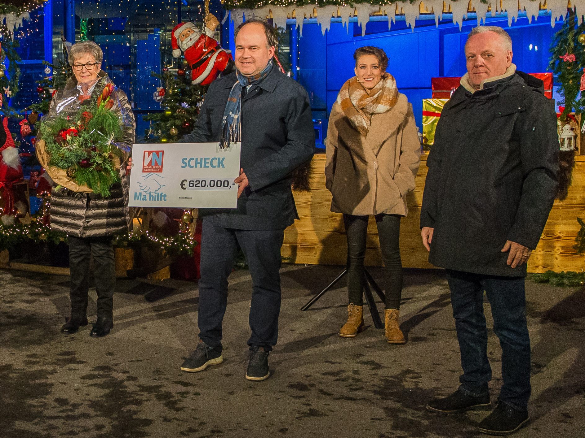 Eine gewaltige Summe an Spenden für "Ma hilft" konnte bei der Sondersendung von "Vorarlberg Live" verkündet werden.