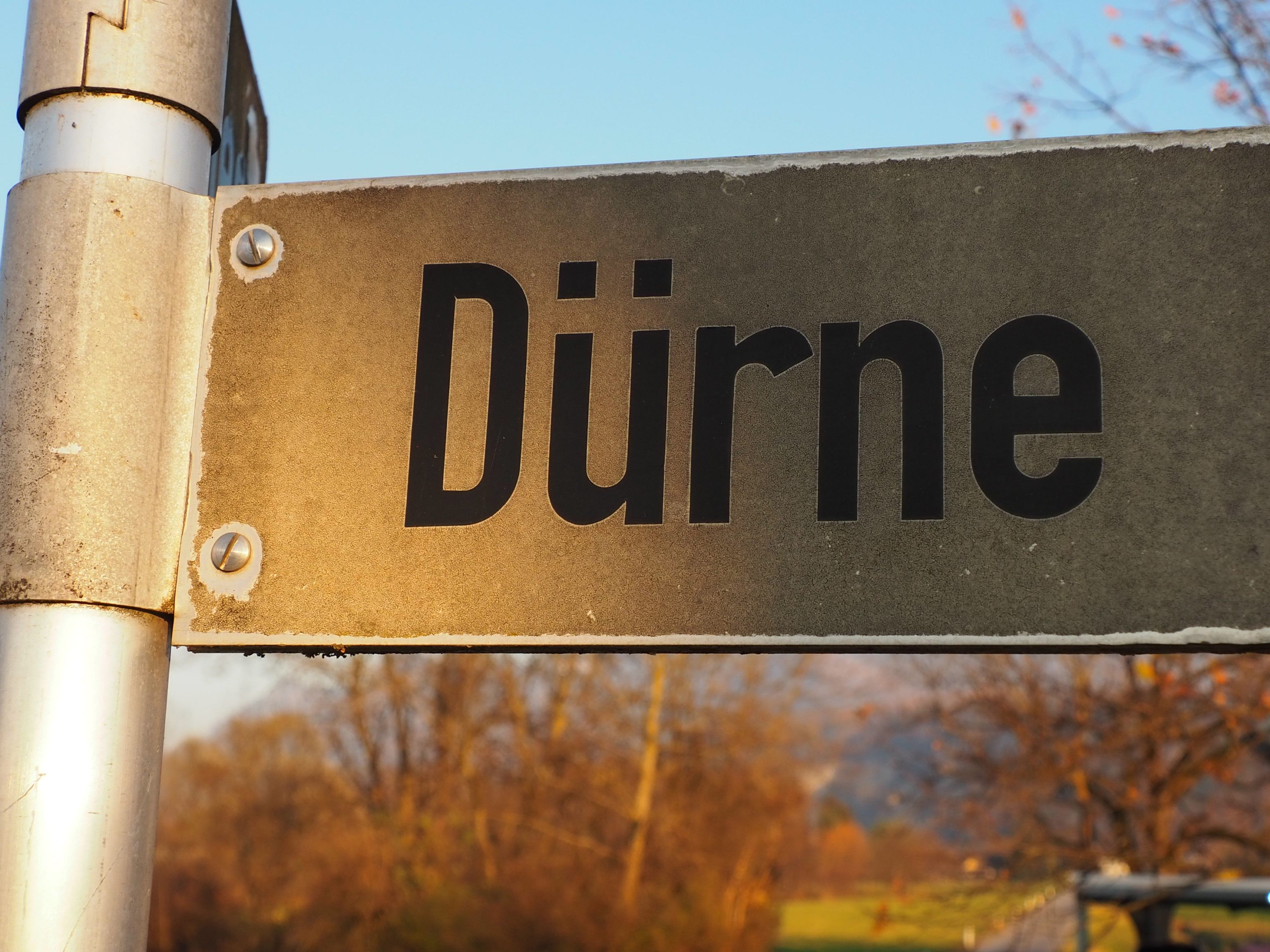 Die Dürne wird ab kommenden Frühjahr teilweise für die Durchfahrt gesperrt werden