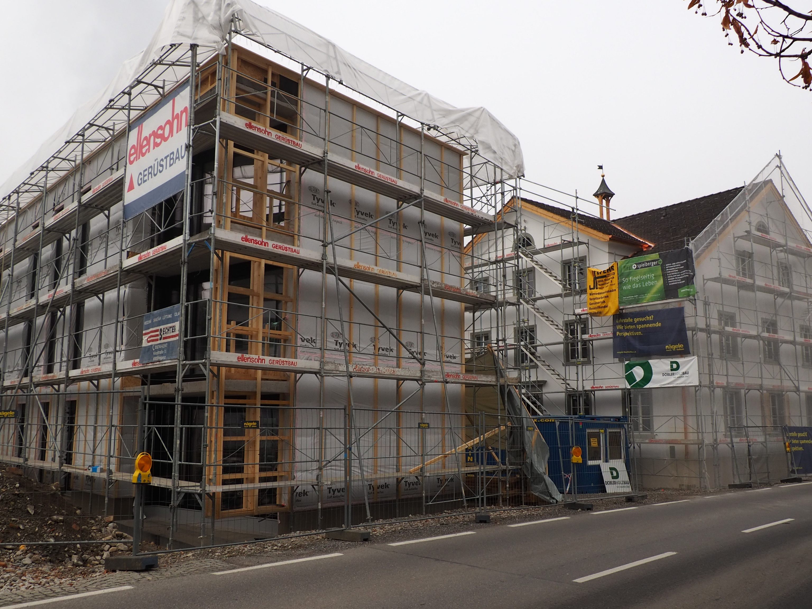 Der Rohbau ist schon deutlich fortgeschritten