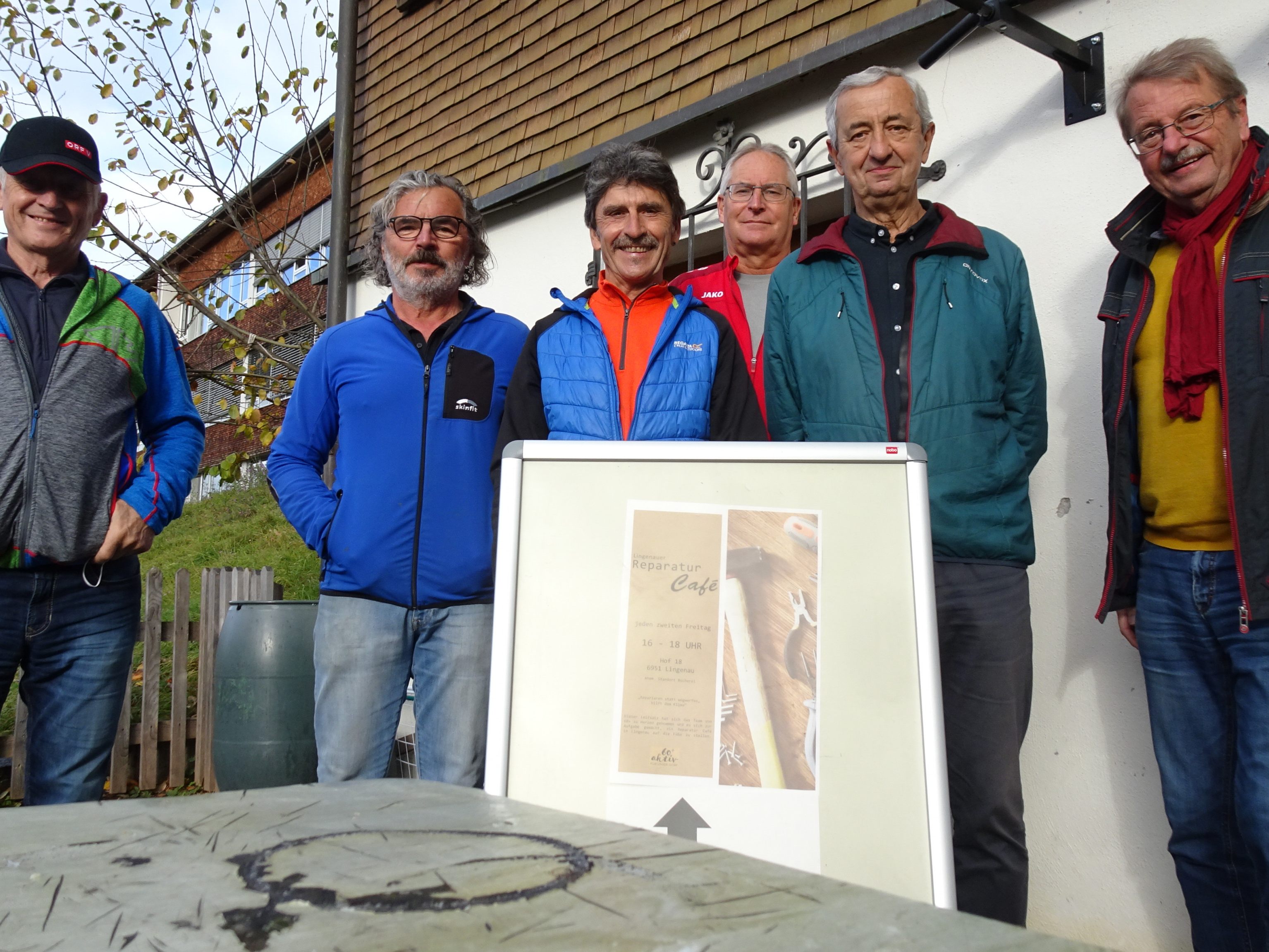 Das kompetente Team vom Lingenauer Reparatur-Café.