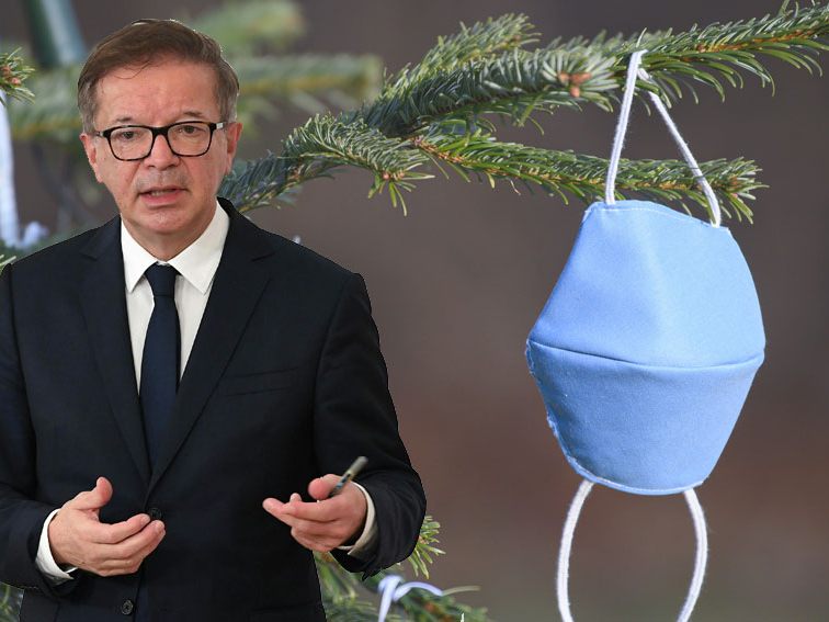 Gesundheitsminister: Definieren Sie eine "Weihnachtsgruppe" und feiern Sie nur mit dieser Gruppe. Gesundheitsminister: Definieren Sie eine "Weihnachtsgruppe" und feiern Sie nur mit dieser Gruppe.