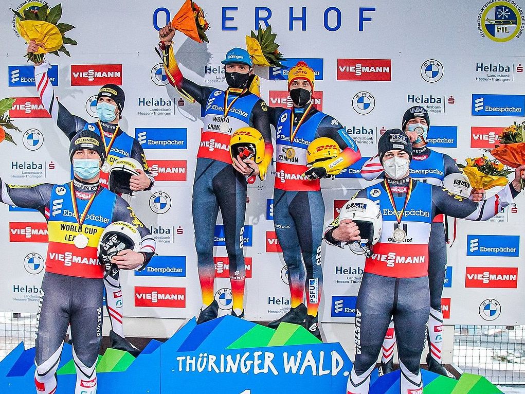 v.l.: Steu/Koller (2.), Eggert/Benecken (1.) und Müller/Frauscher (3.)